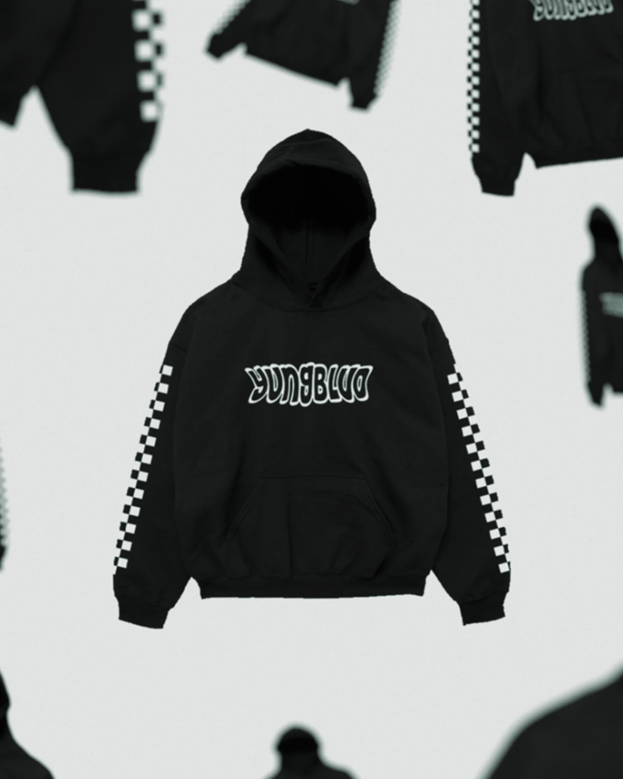 WARPED LOGO HOODIE - Image 2