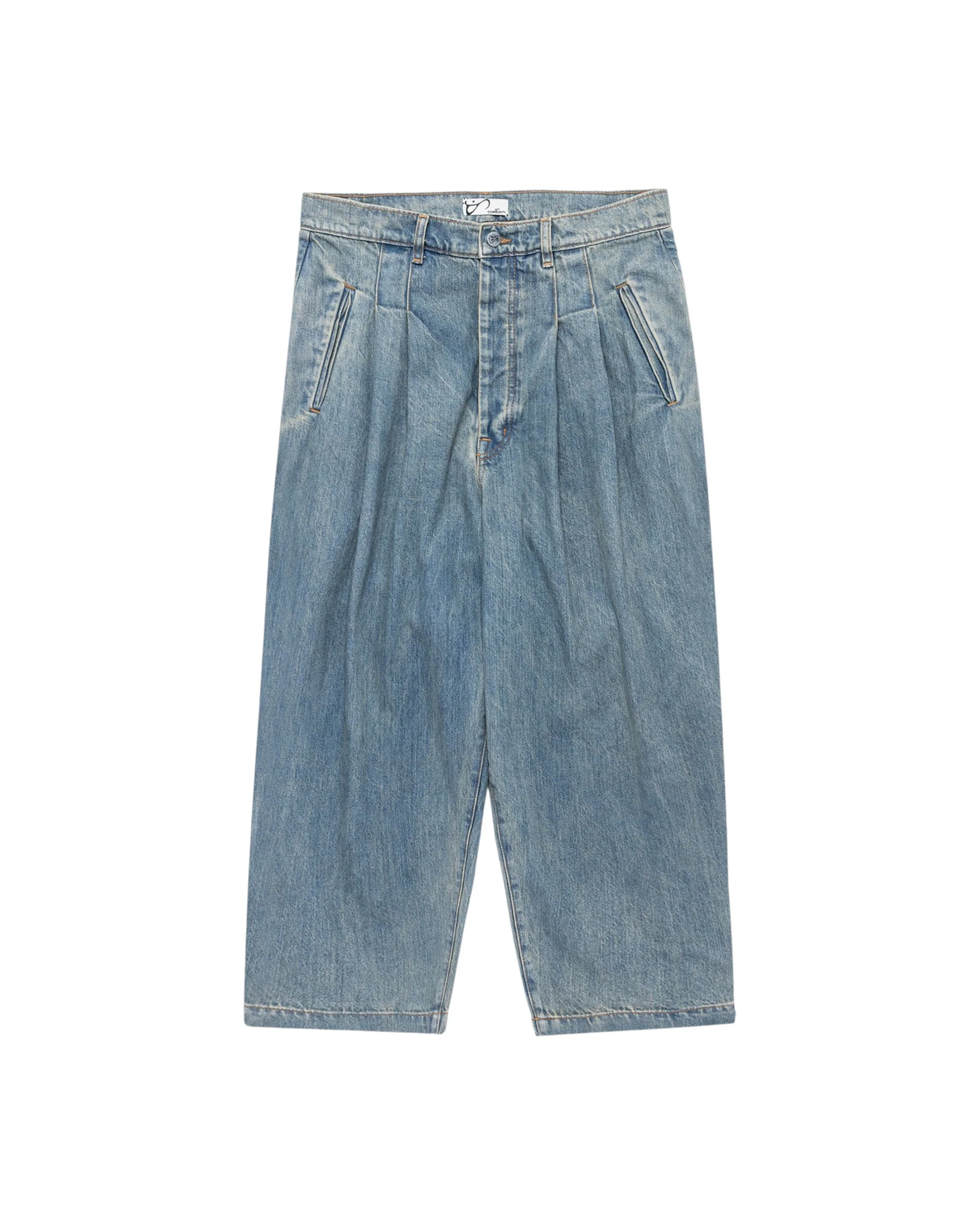 Washed Indigo Triptych Japanese Denim - Image 3
