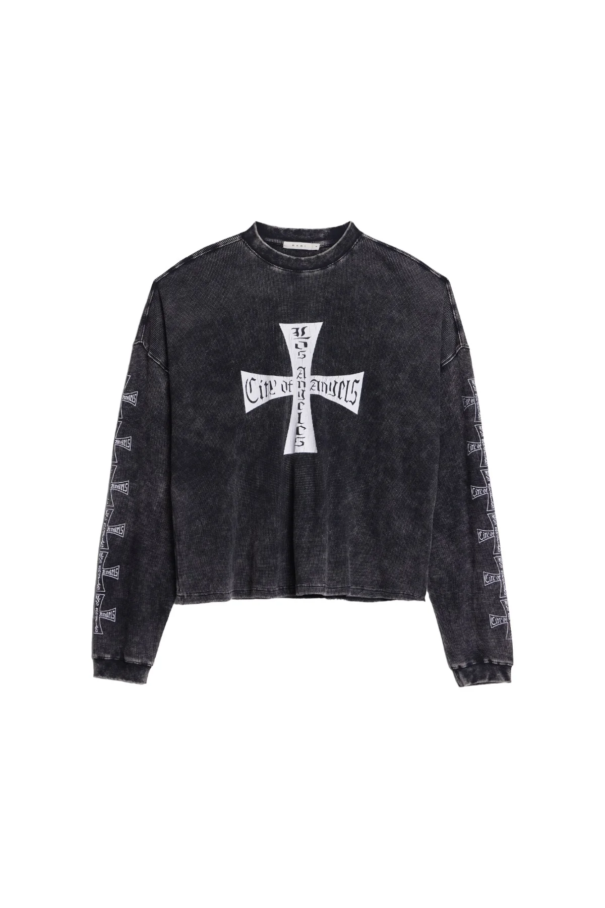 Washed LA Thermal Shirt - Washed Black