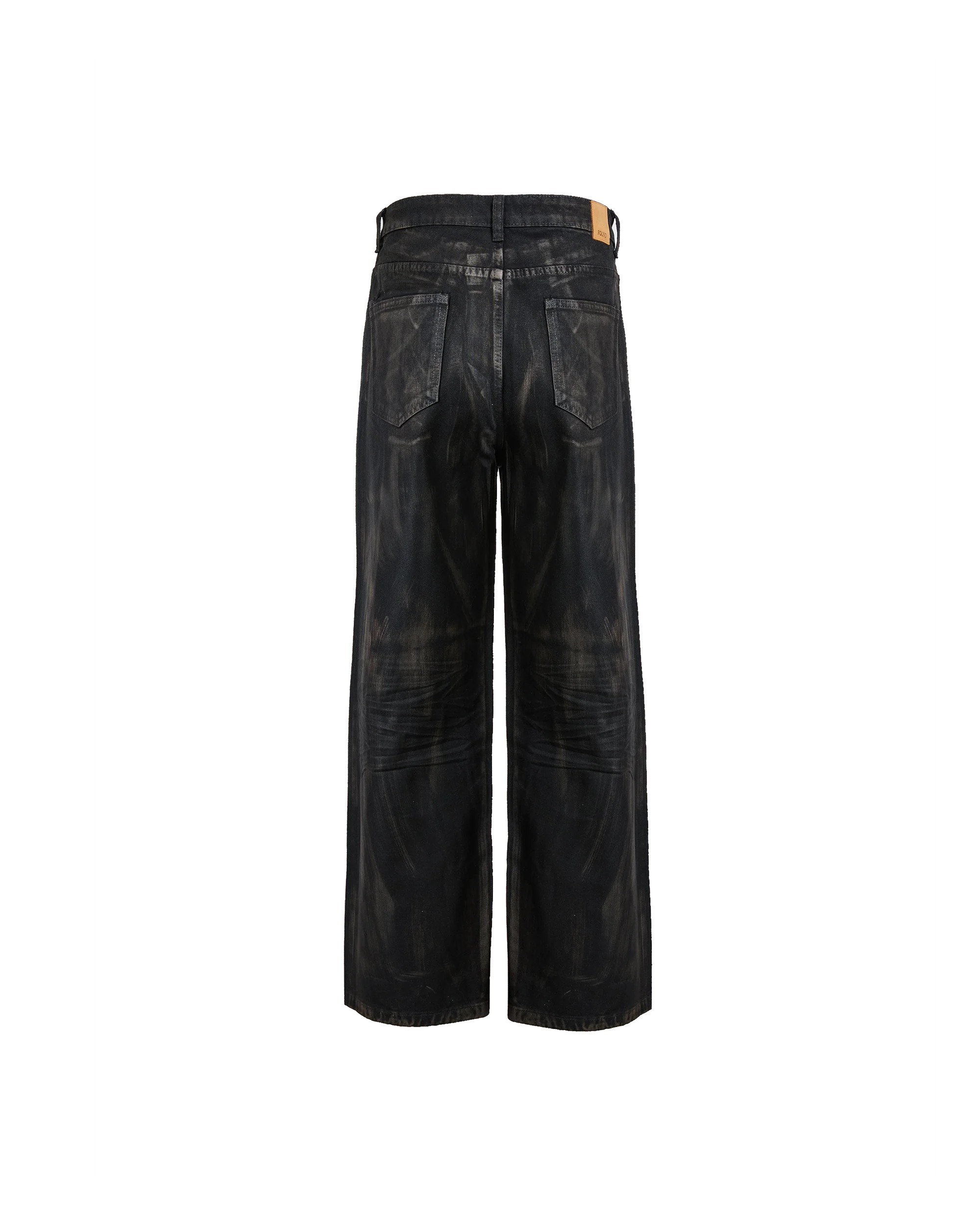 Waxed Studded Jeans - Image 3