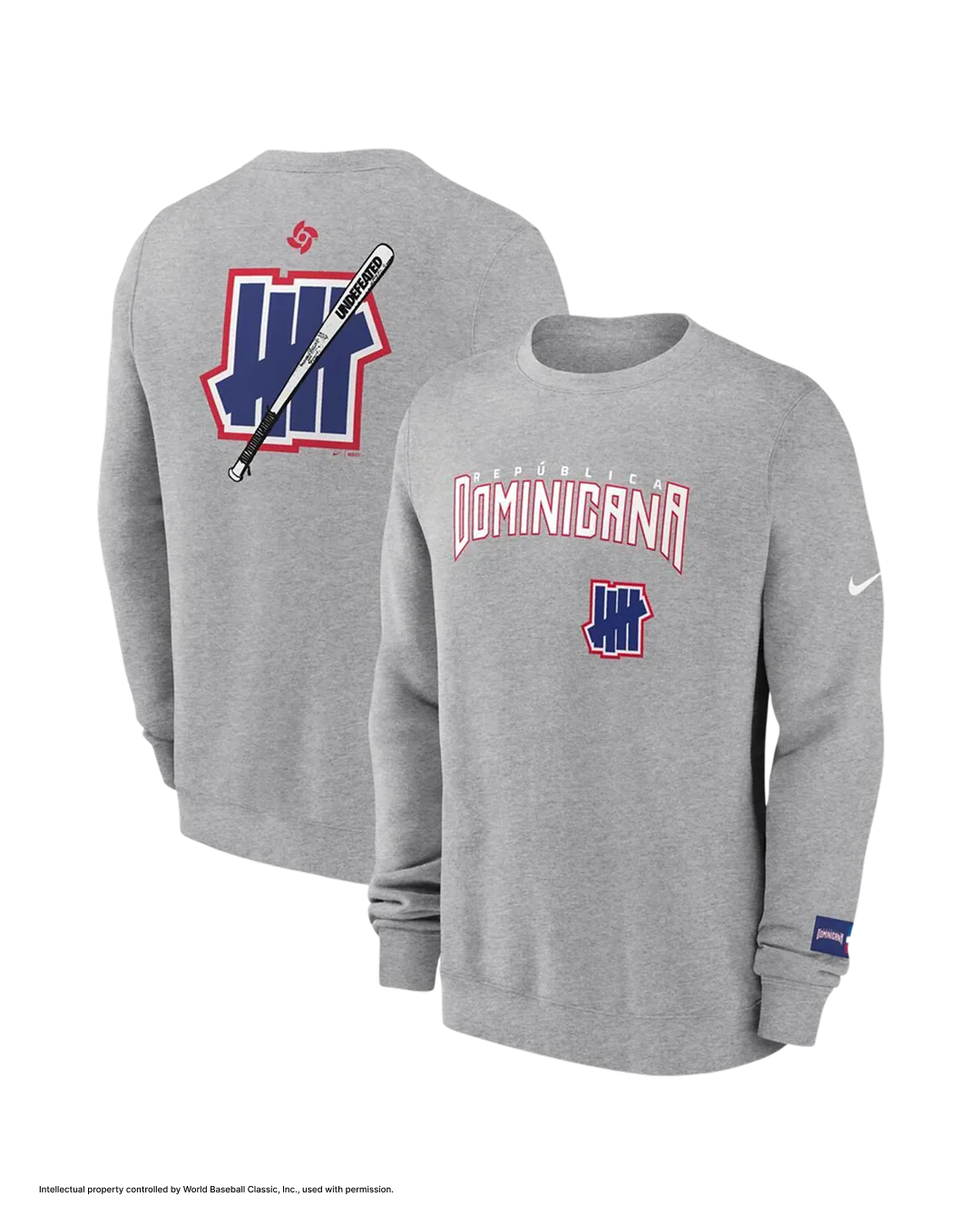 WBC x UNDEFEATED DOMINICAN REPUBLIC CREWNECK - Image 3