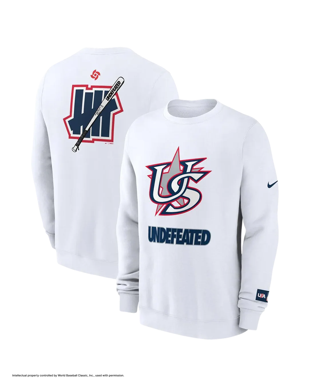 WBC x UNDEFEATED USA CREWNECK - Image 3