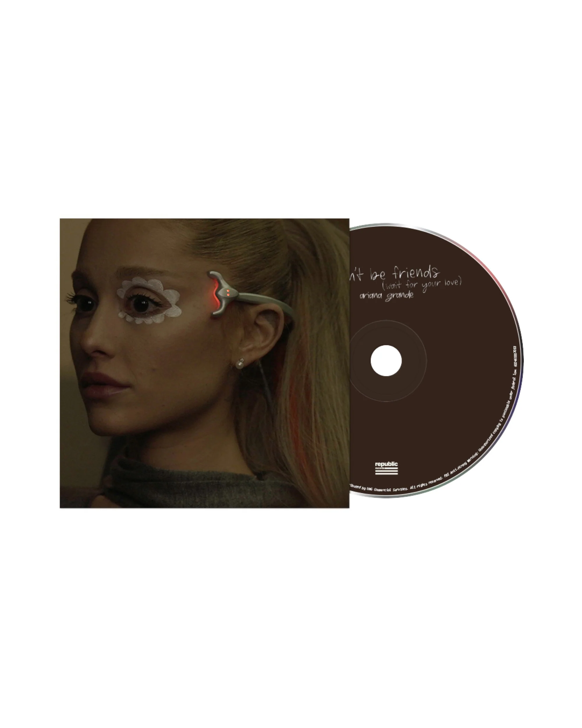 we can't be friends CD single
