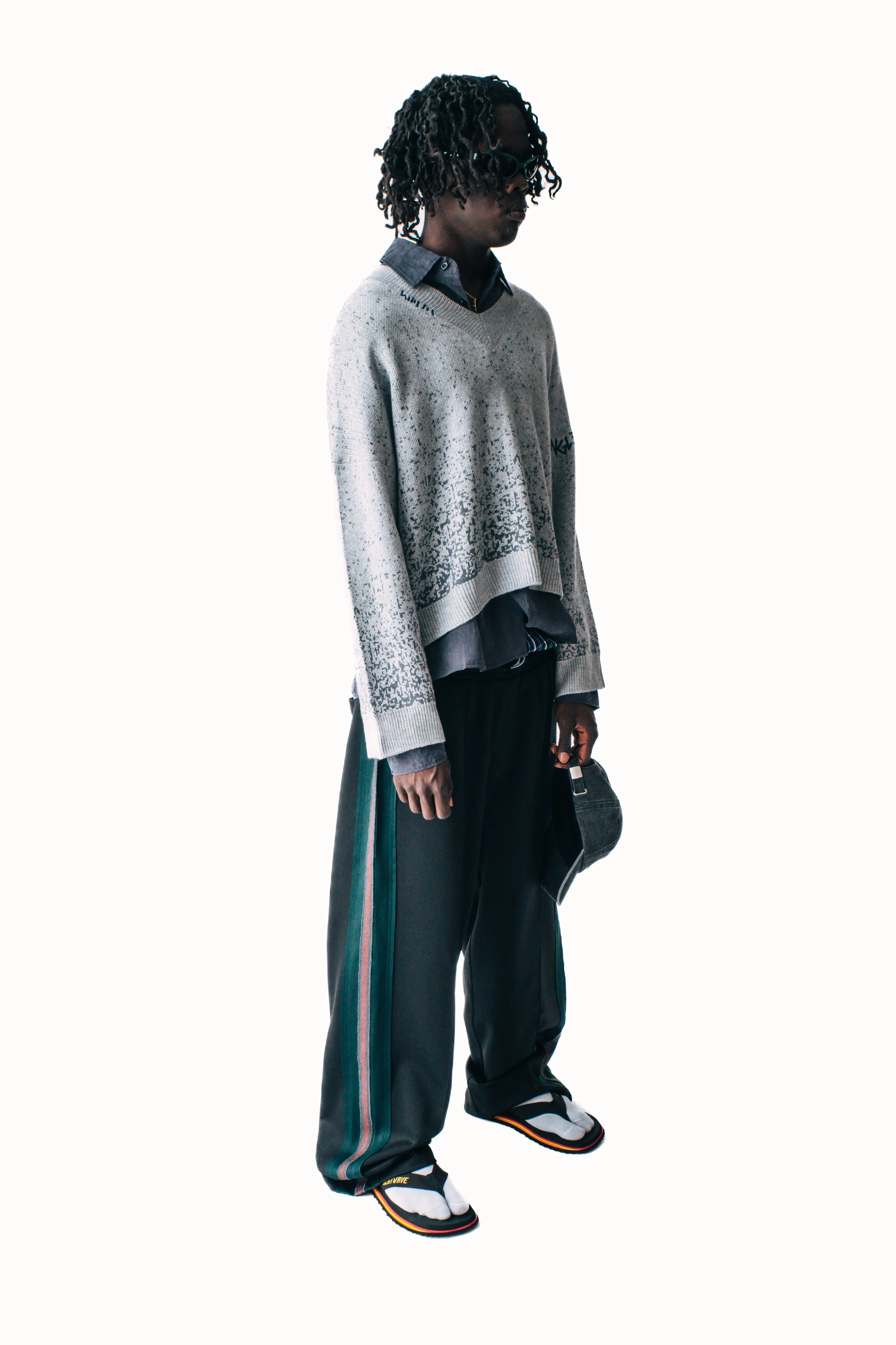 WEAVE TRIM PINTUCK PANTS - Image 14