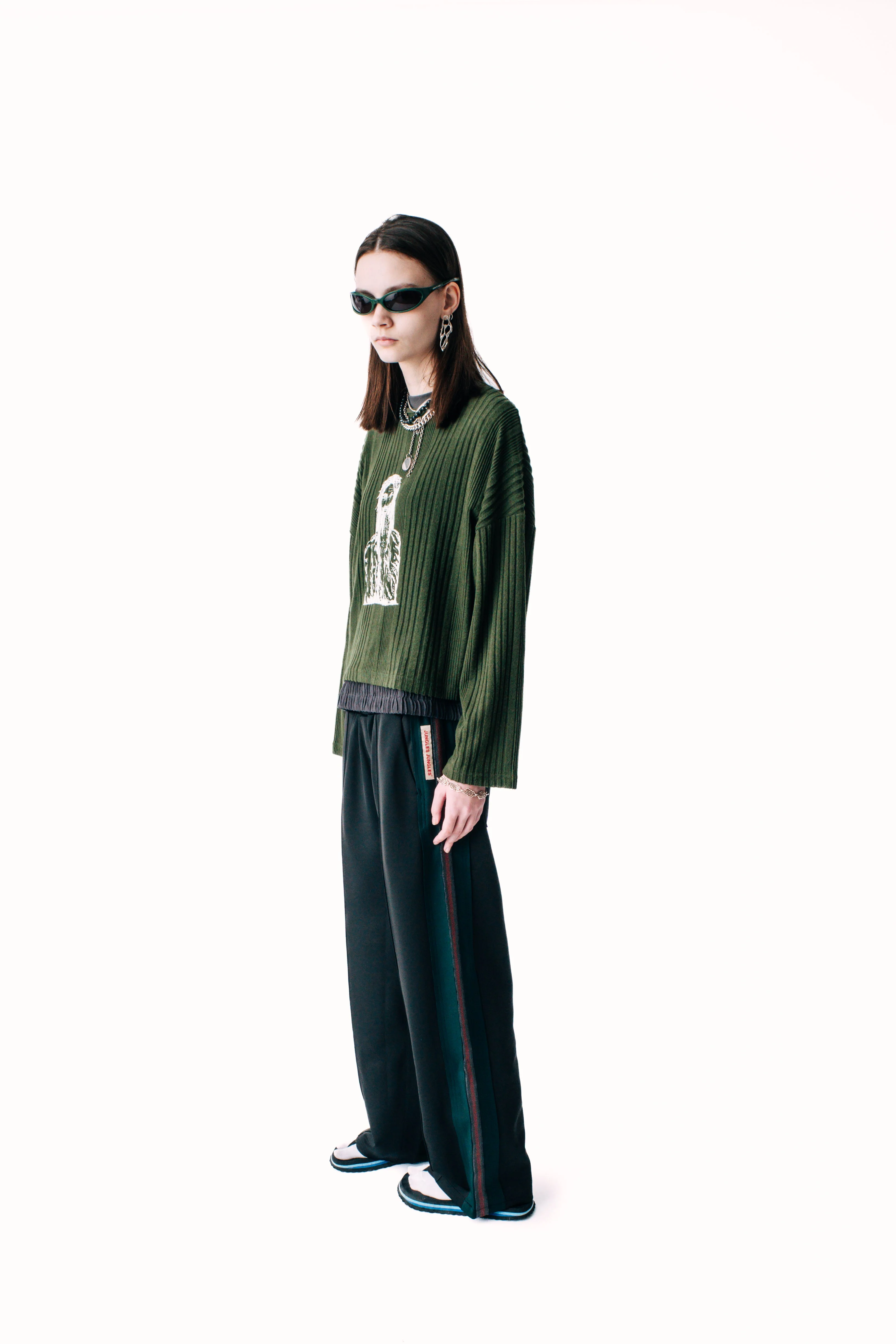 WEAVE TRIM PINTUCK PANTS - Image 15
