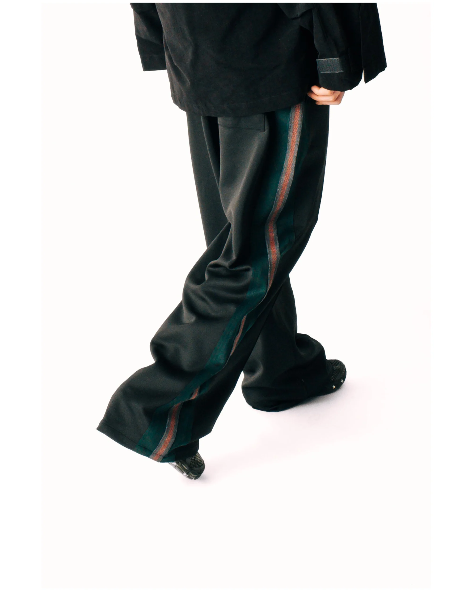 WEAVE TRIM PINTUCK PANTS - Image 7