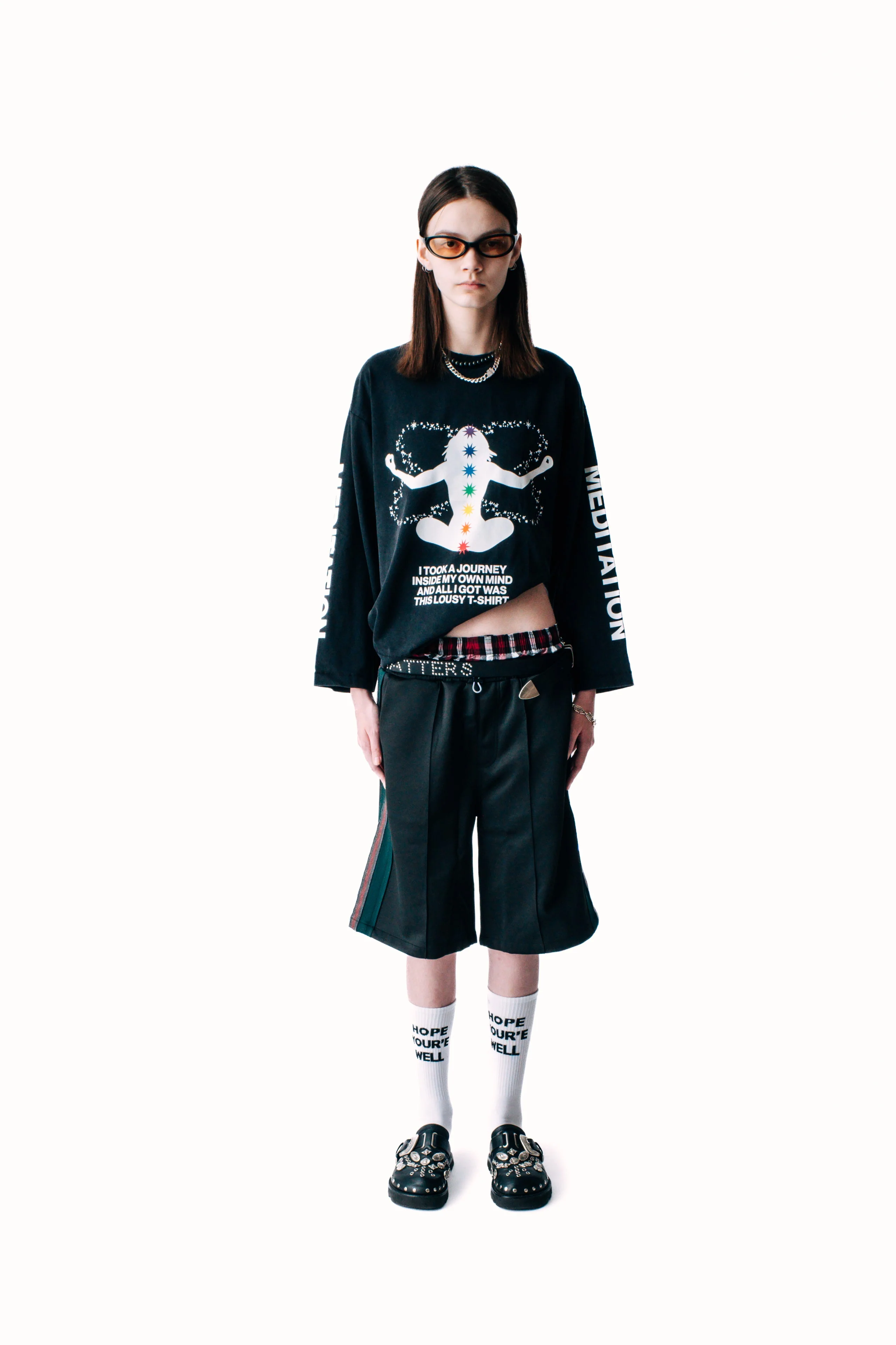 WEAVE TRIM PINTUCK SHORTS - Image 13