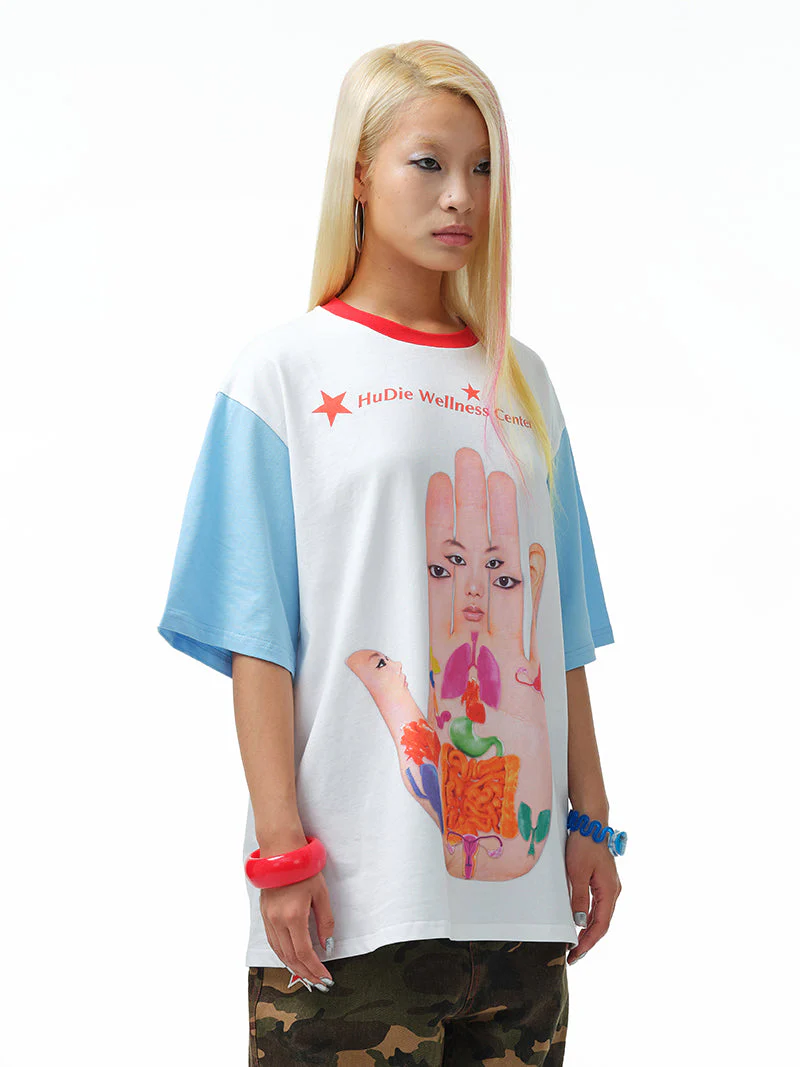 Wellness Hand Print T Shirt - Image 14
