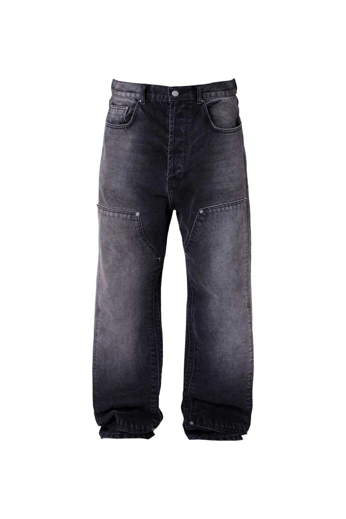 West Double Knee Denim - Black