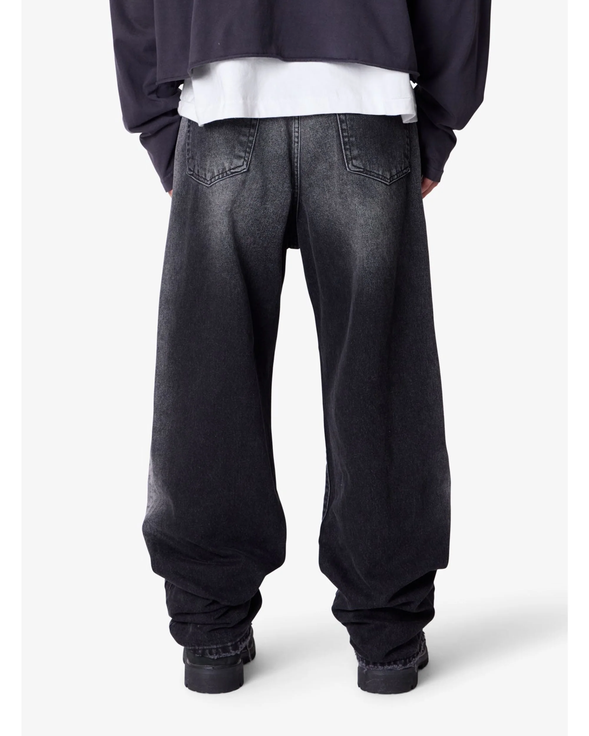 West Double Knee Denim - Black - Image 3