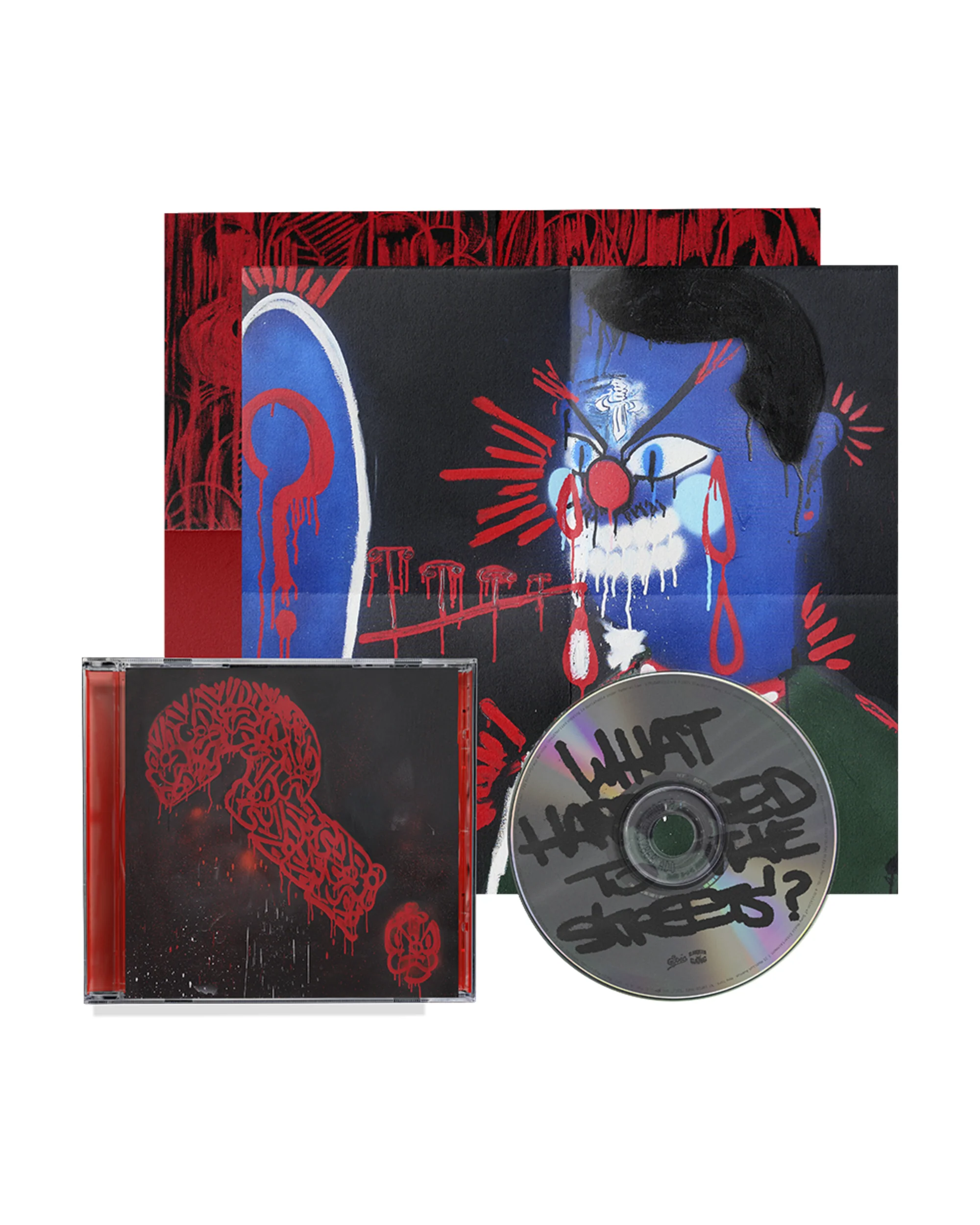 WHAT HAPPENED TO THE STREETS? NUMBERED SLAWN POSTER CD II