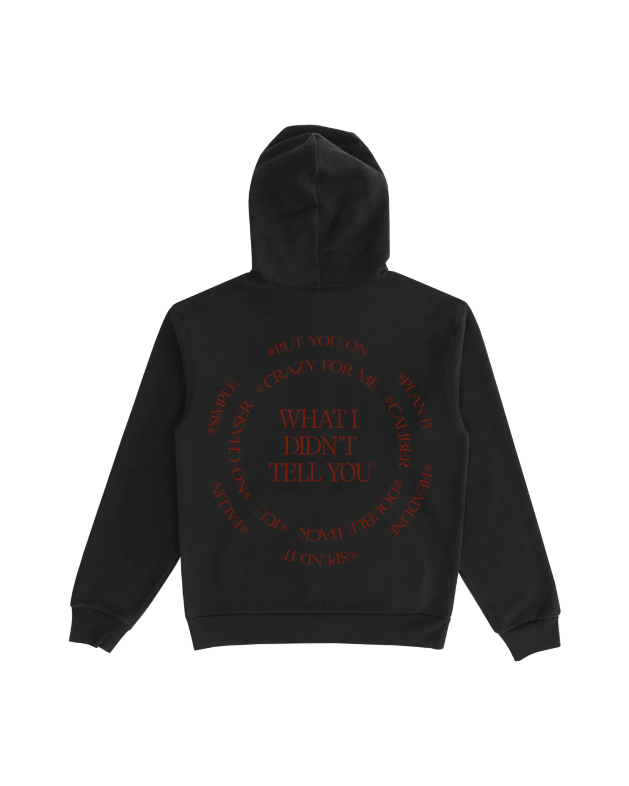What I Didn't Tell You Black Hoodie - Image 2