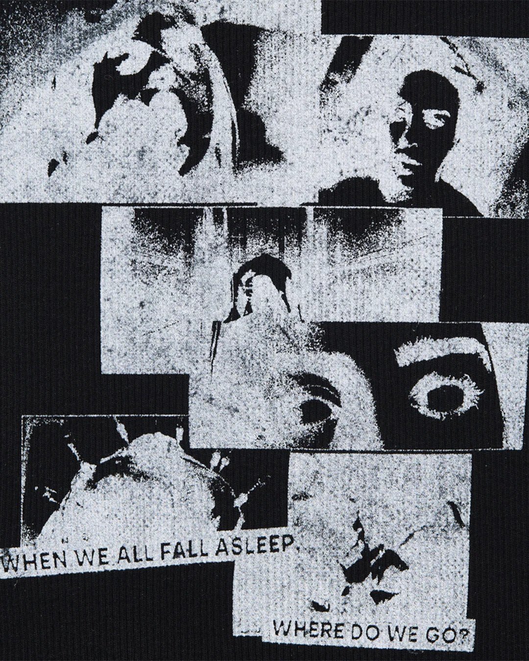 WHEN WE ALL FALL ASLEEP, WHERE DO WE GO? Anniversary Tank in Black - Image 2