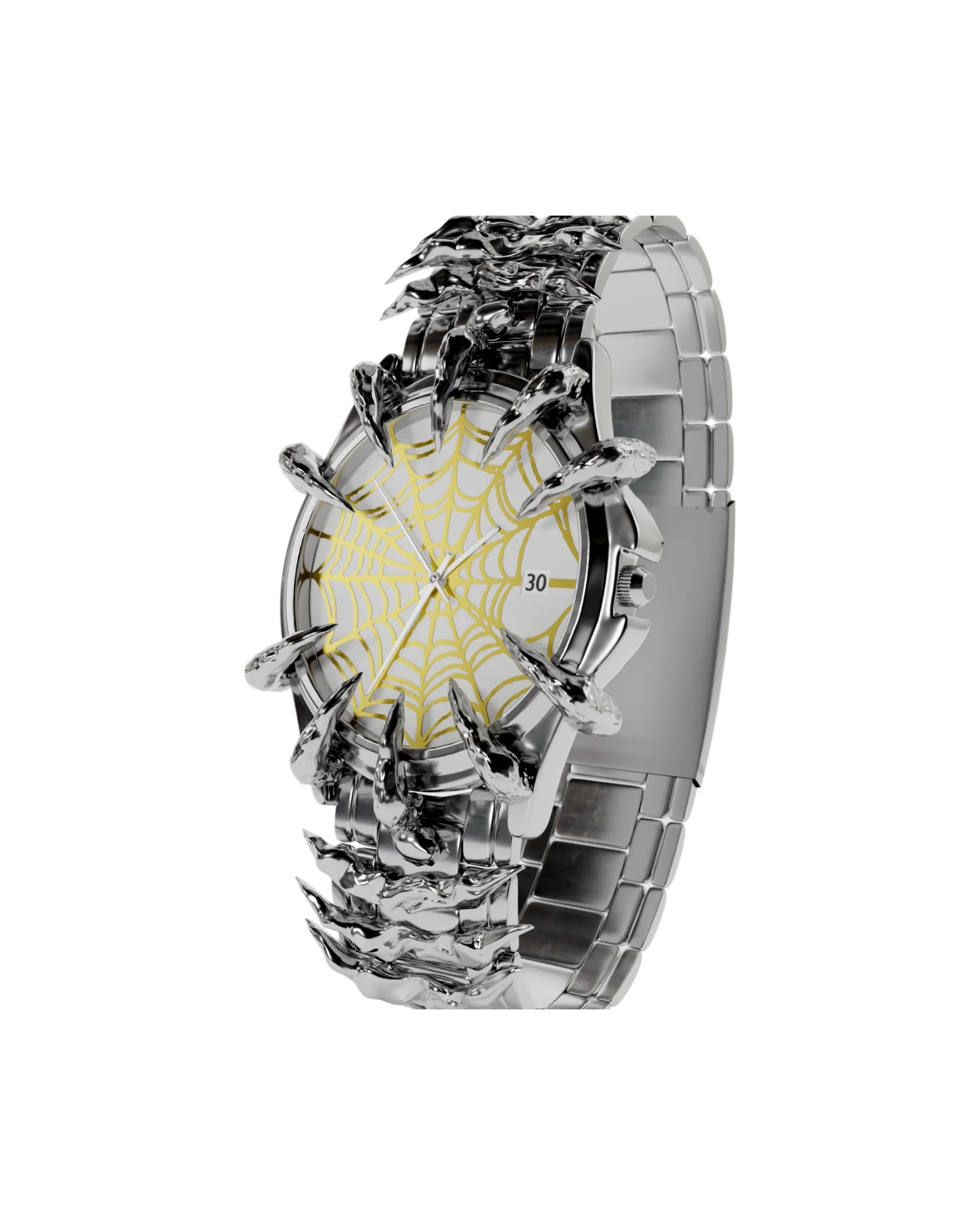 White Gold Spider Watch - Image 2
