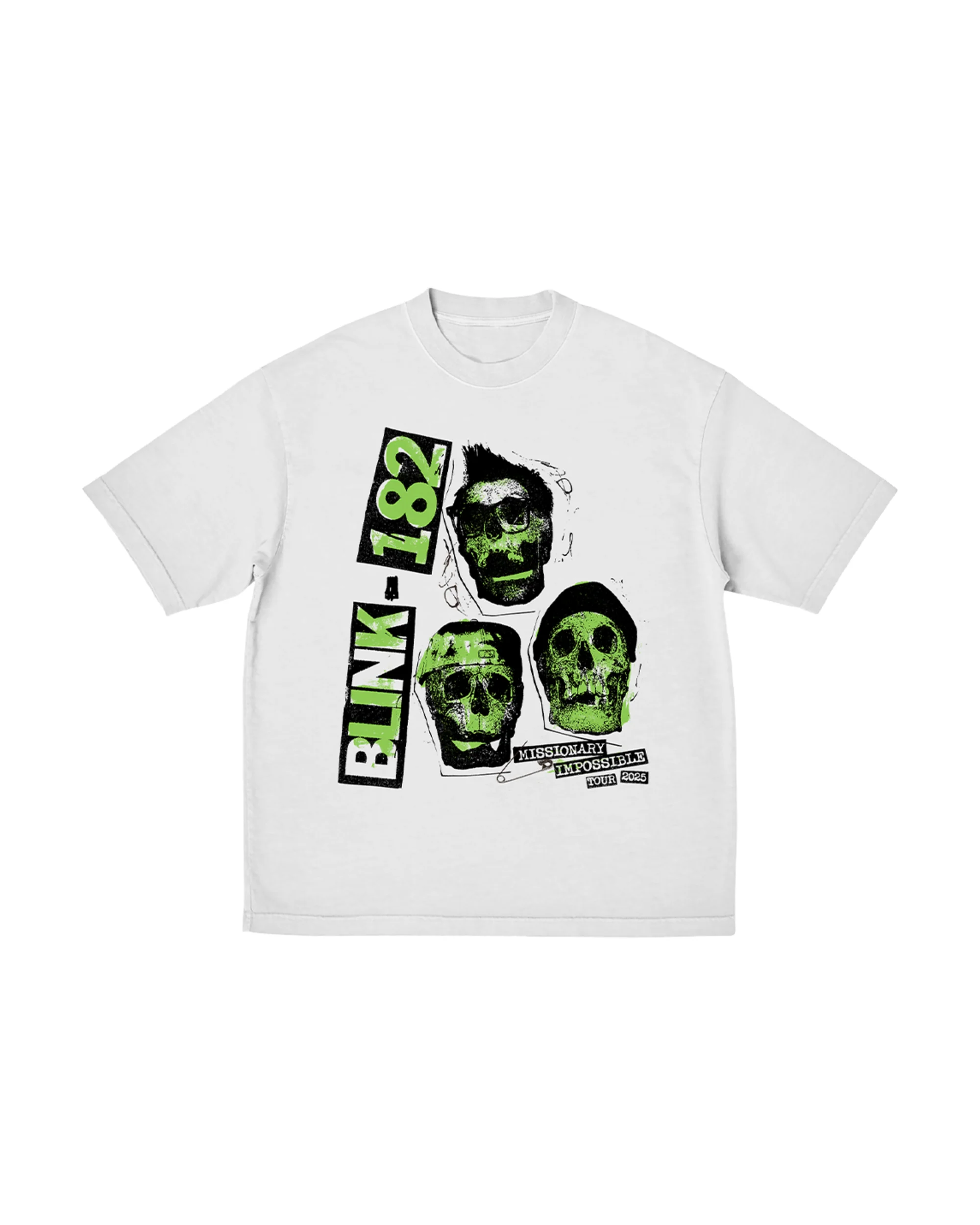 White Skull 2025 Tour Tee