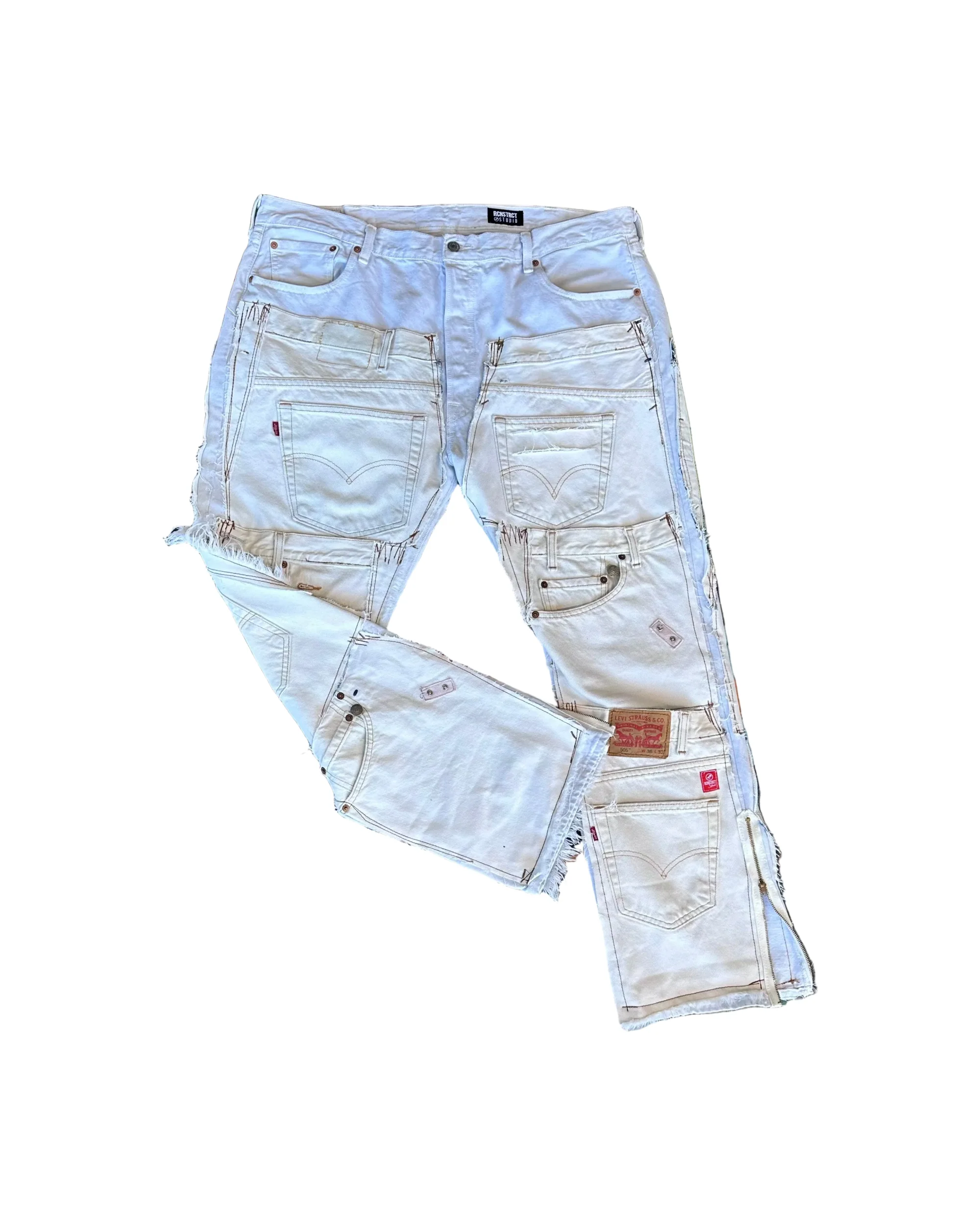 White Utility Pocket Denim / Random Selection - Image 3