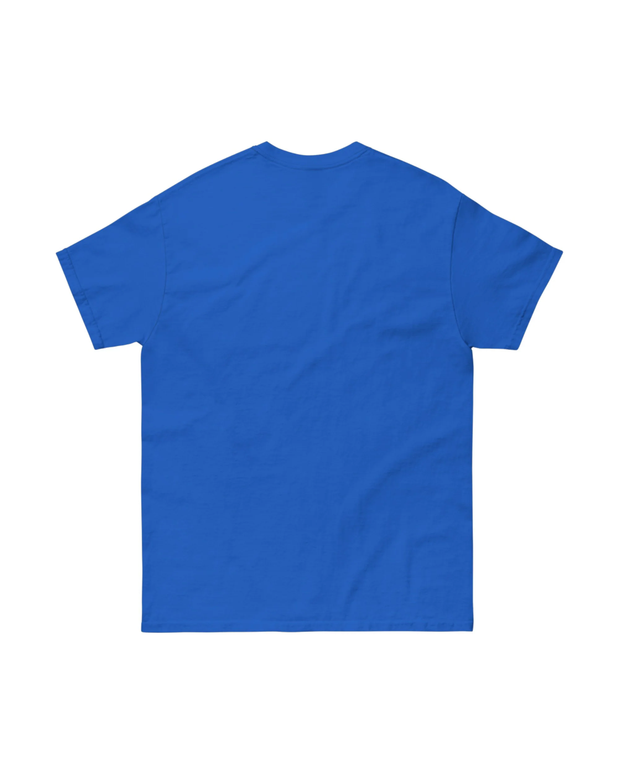 Why Not More? T-Shirt on Blue - Image 2