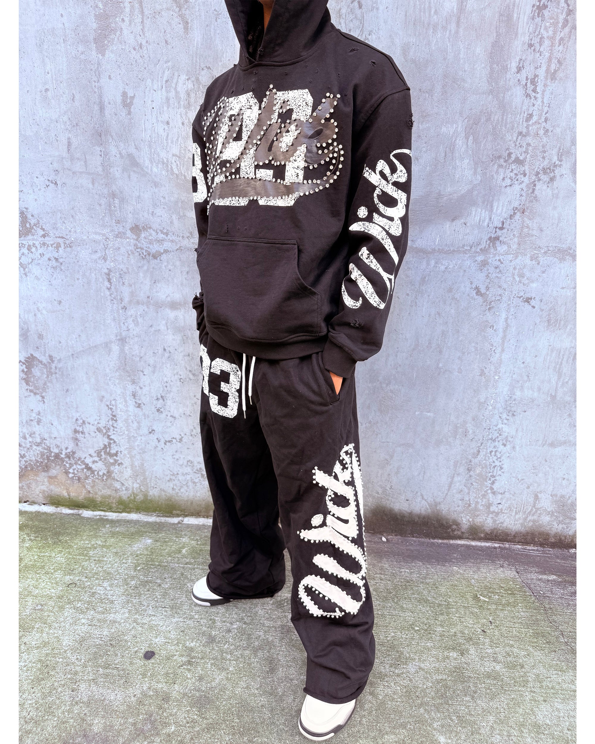 WICK 93 Hoodie - Black - Image 5