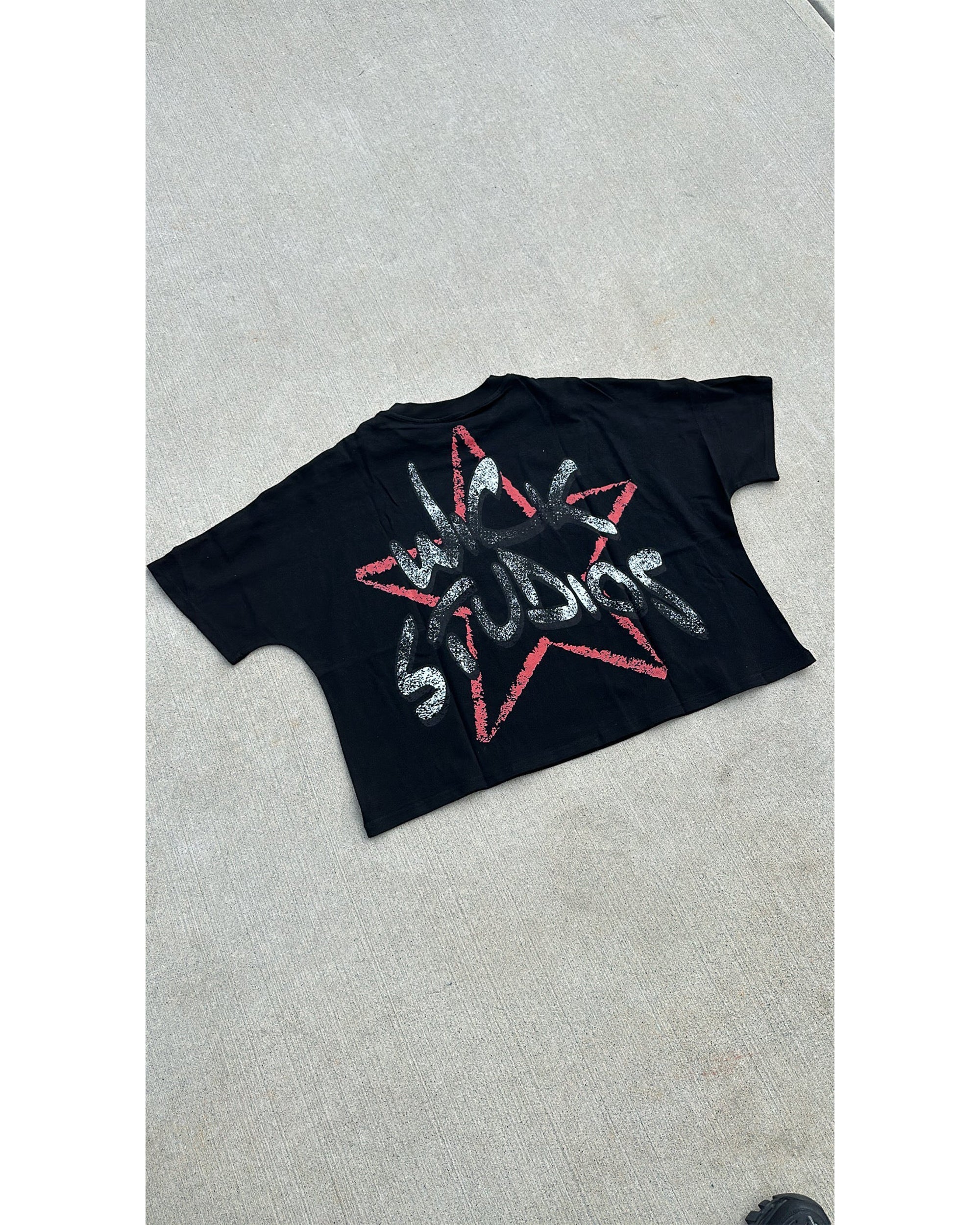 WICK BEACH TEE (BLACK) - Image 3