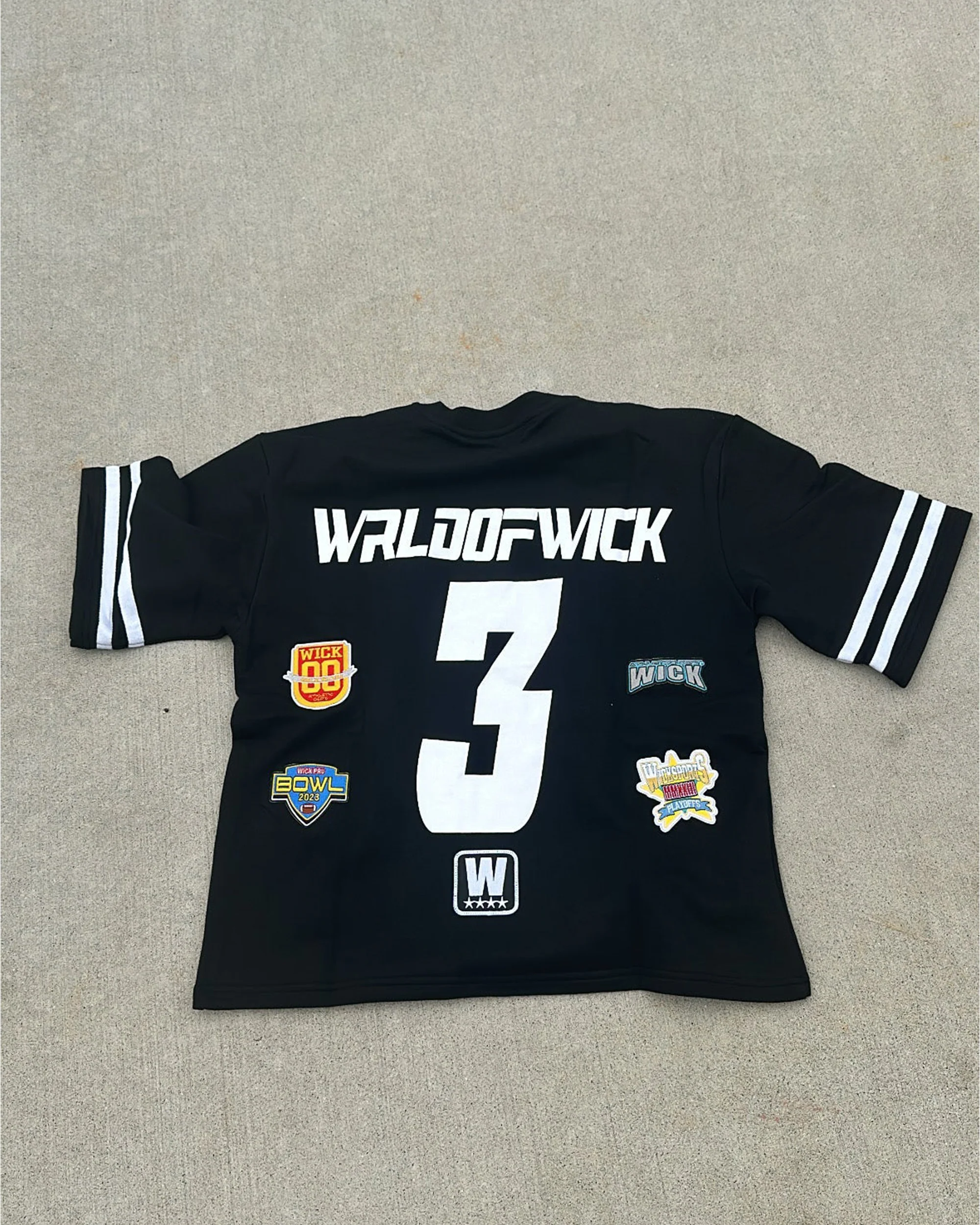 WICK BLACK AND WHITE JERSEY - Image 4