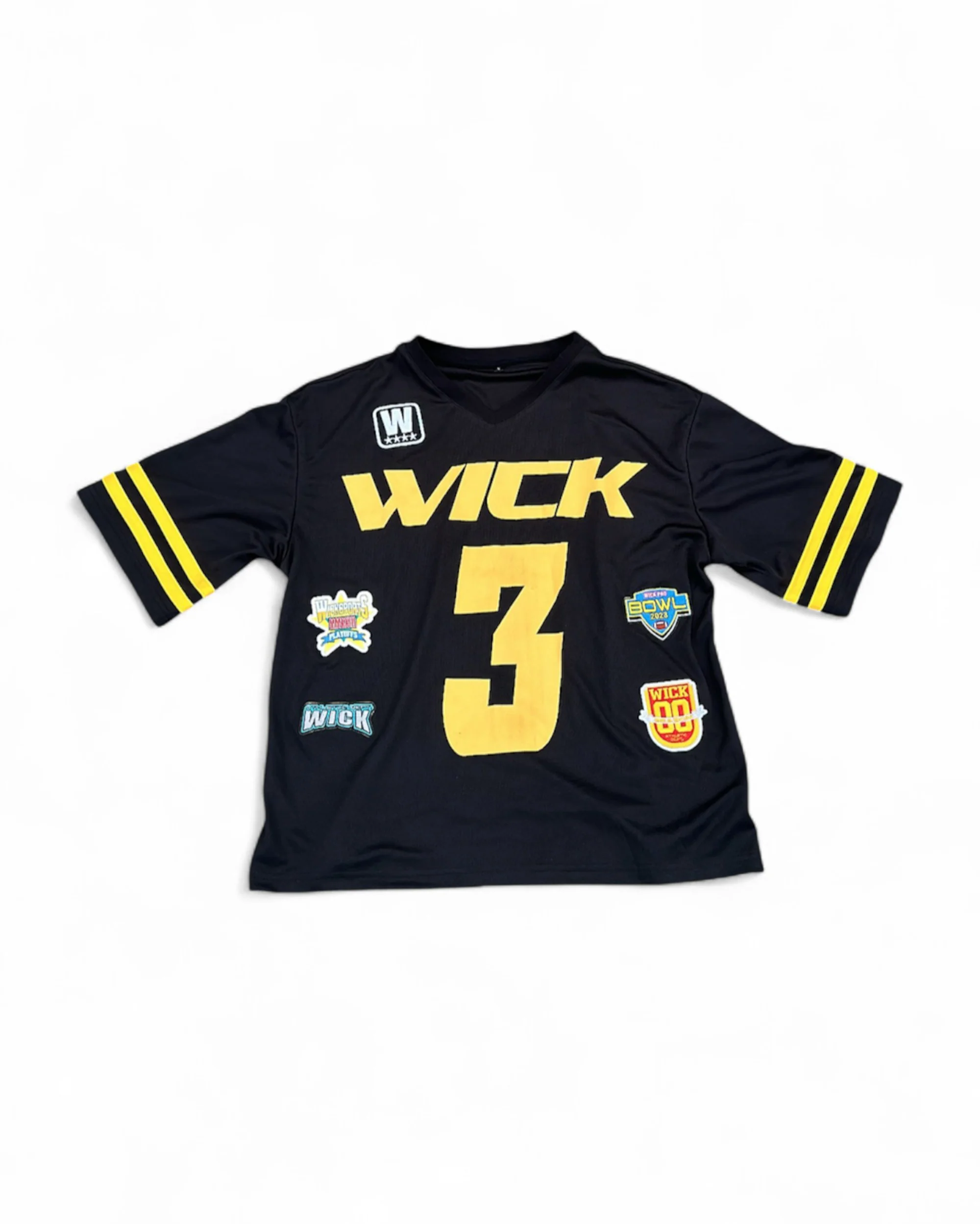 WICK BLACK AND YELLOW JERSEY
