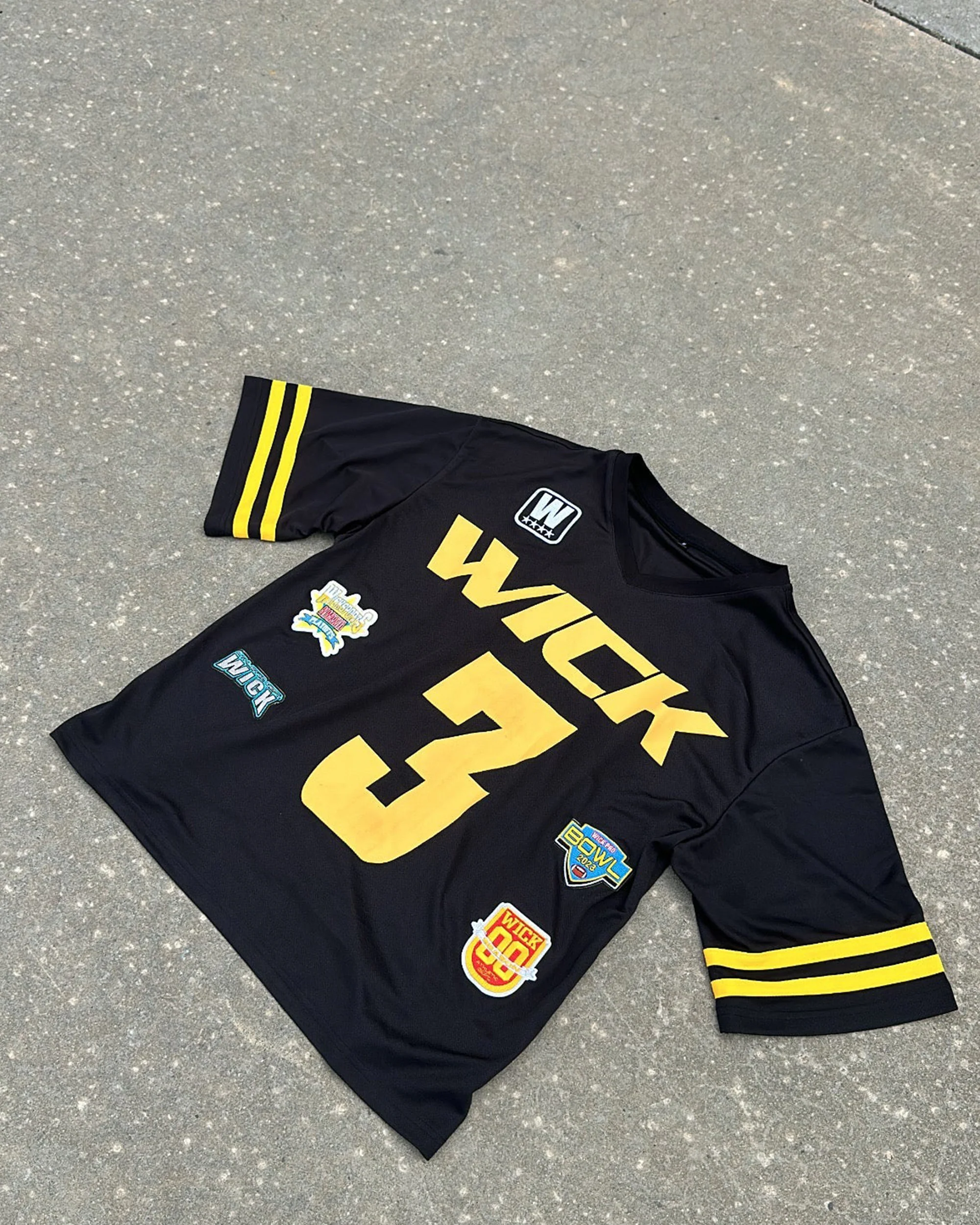 WICK BLACK AND YELLOW JERSEY - Image 3