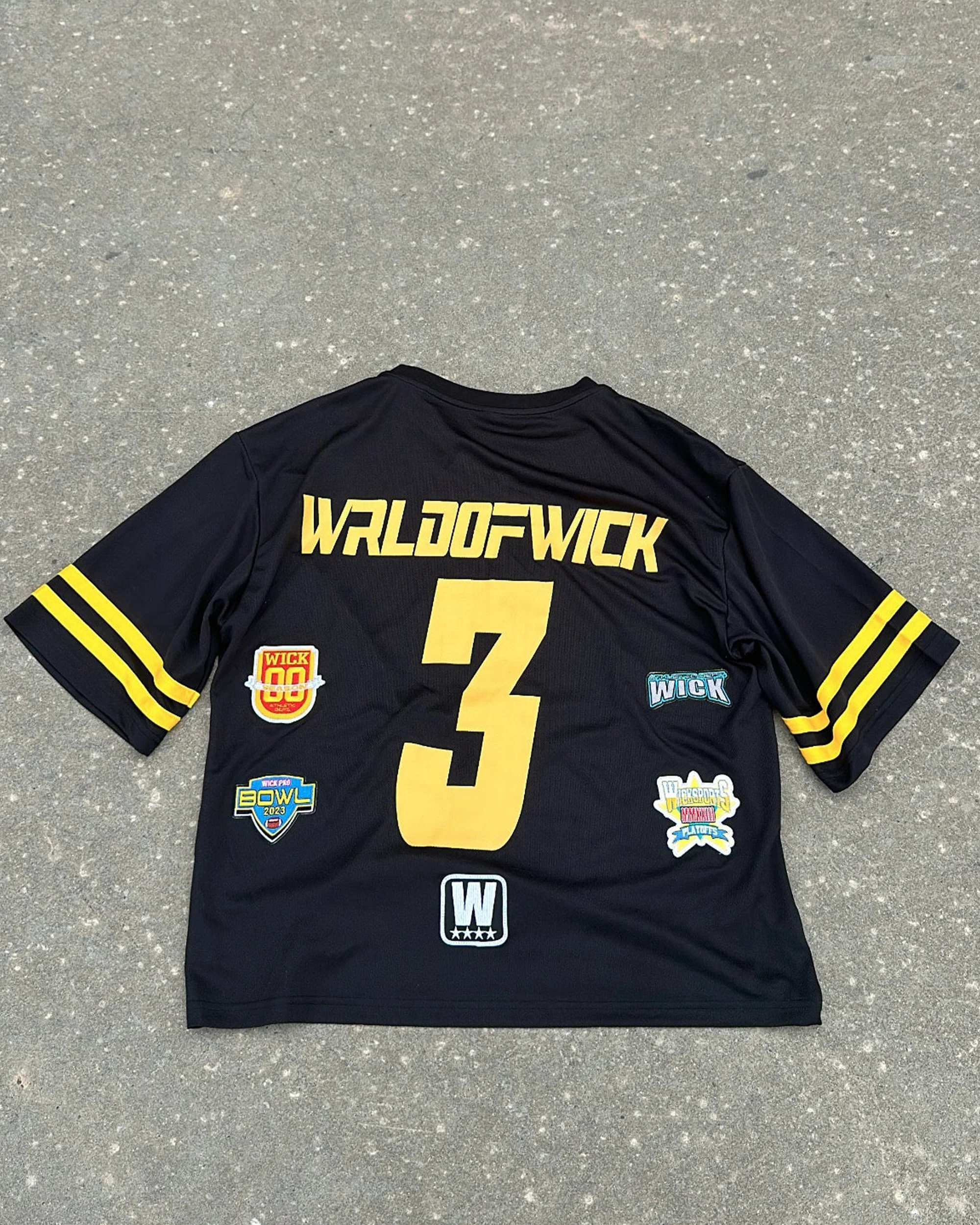 WICK BLACK AND YELLOW JERSEY - Image 4