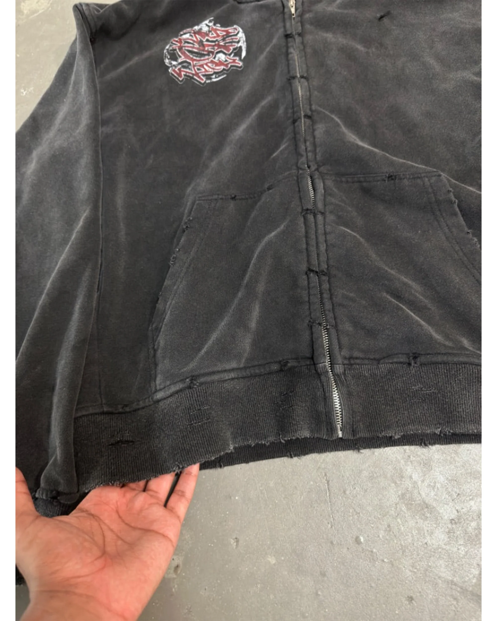 WICK DISTRESSED ZIP-UP - Image 6