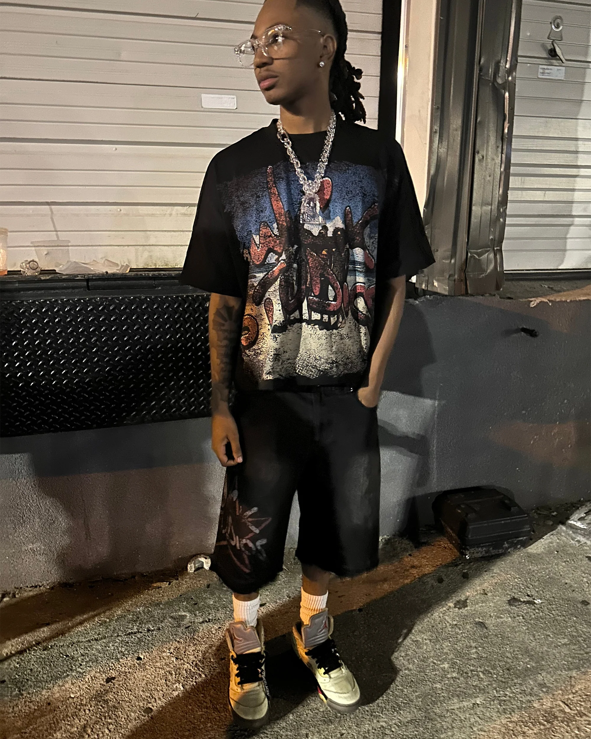 WICK STUDIOS JORTS (BLACK) - Image 2