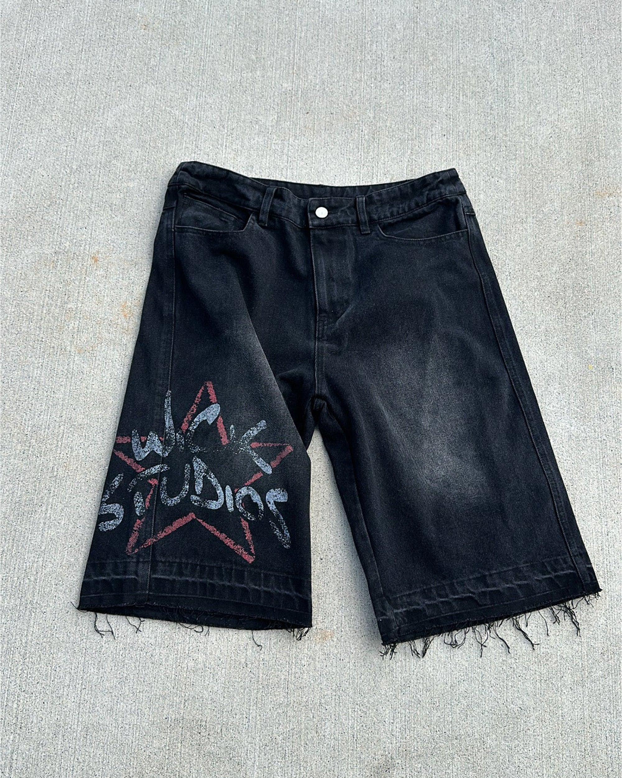 WICK STUDIOS JORTS (BLACK) - Image 3