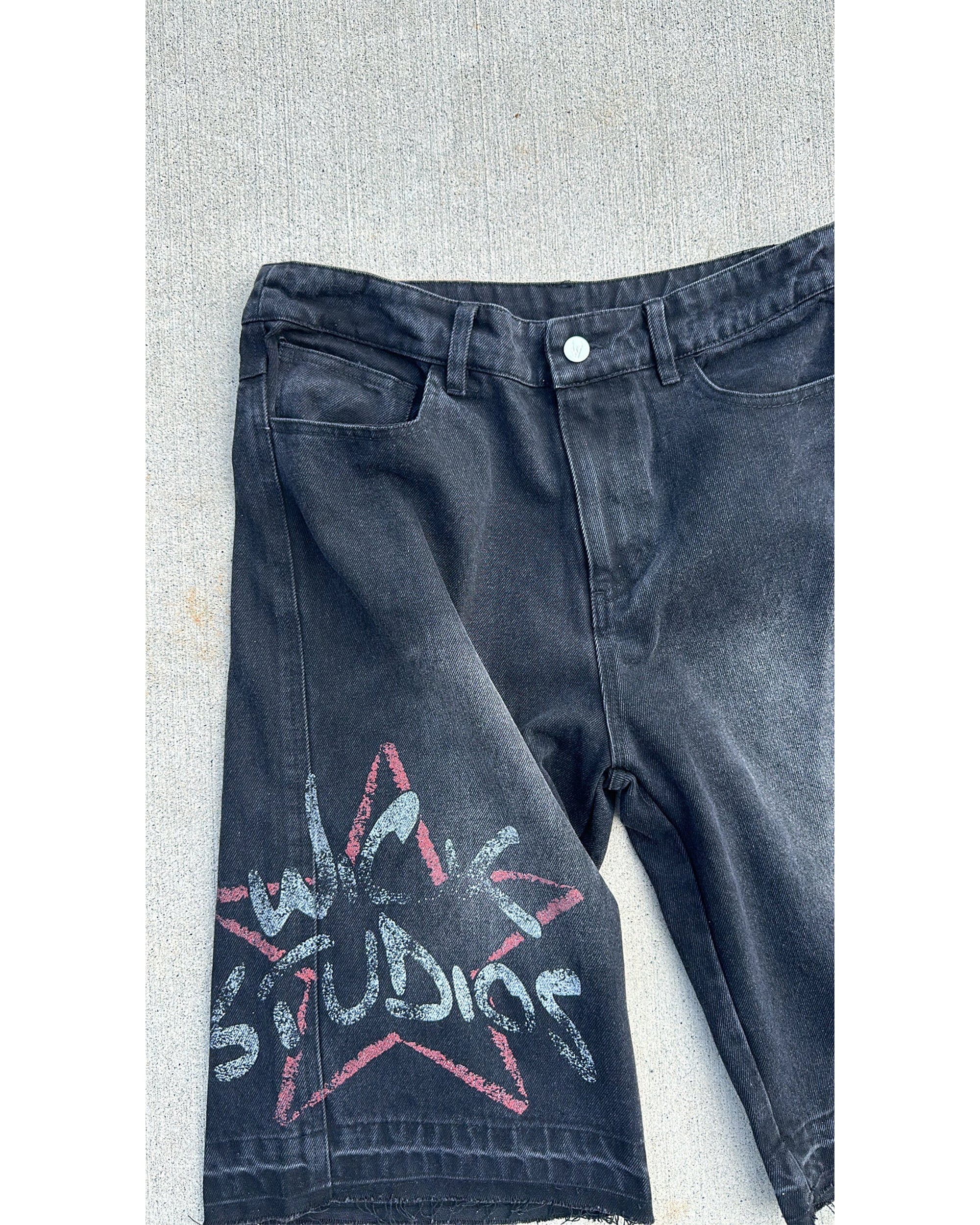 WICK STUDIOS JORTS (BLACK) - Image 5