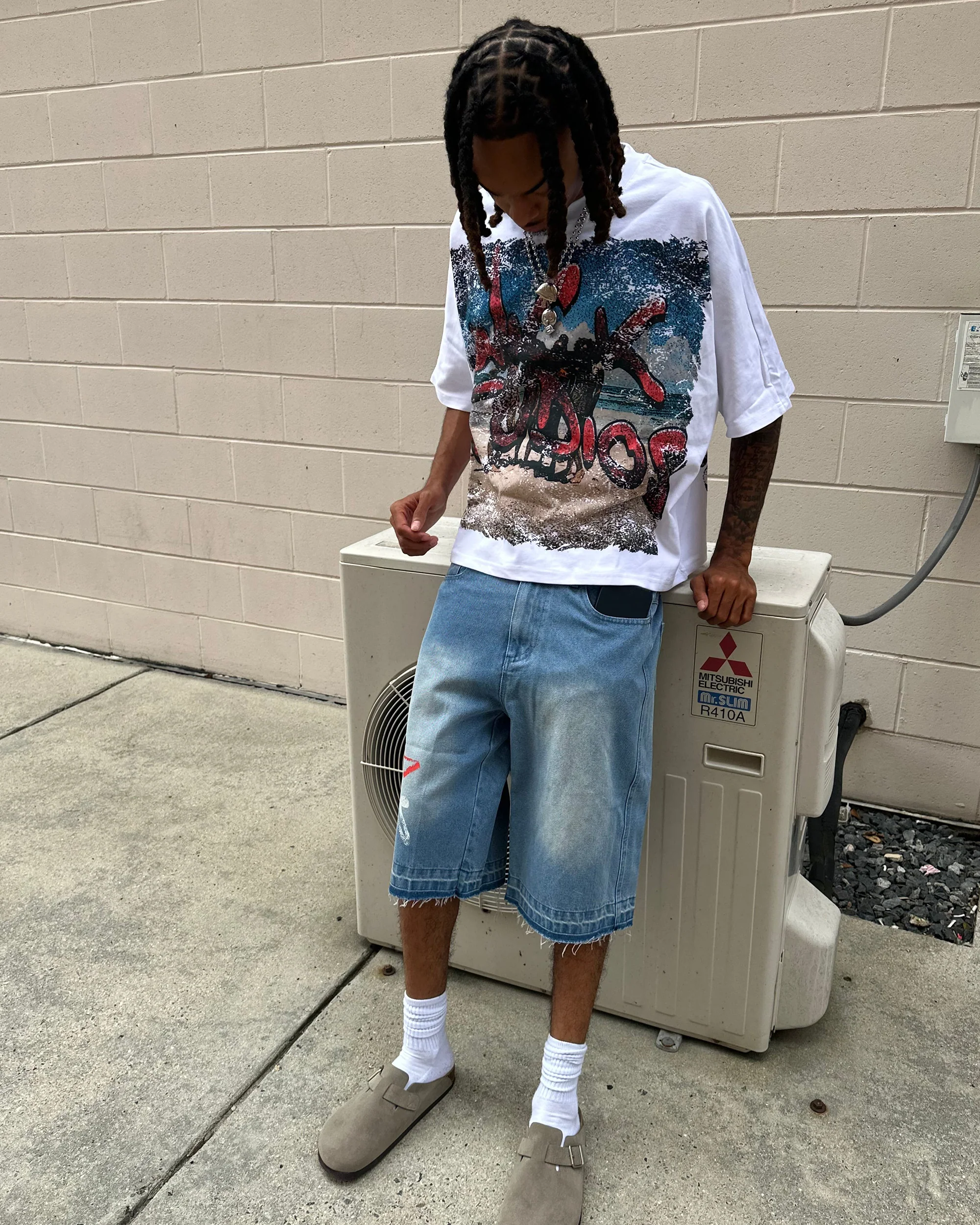 WICK STUDIOS JORTS (BLUE) - Image 2