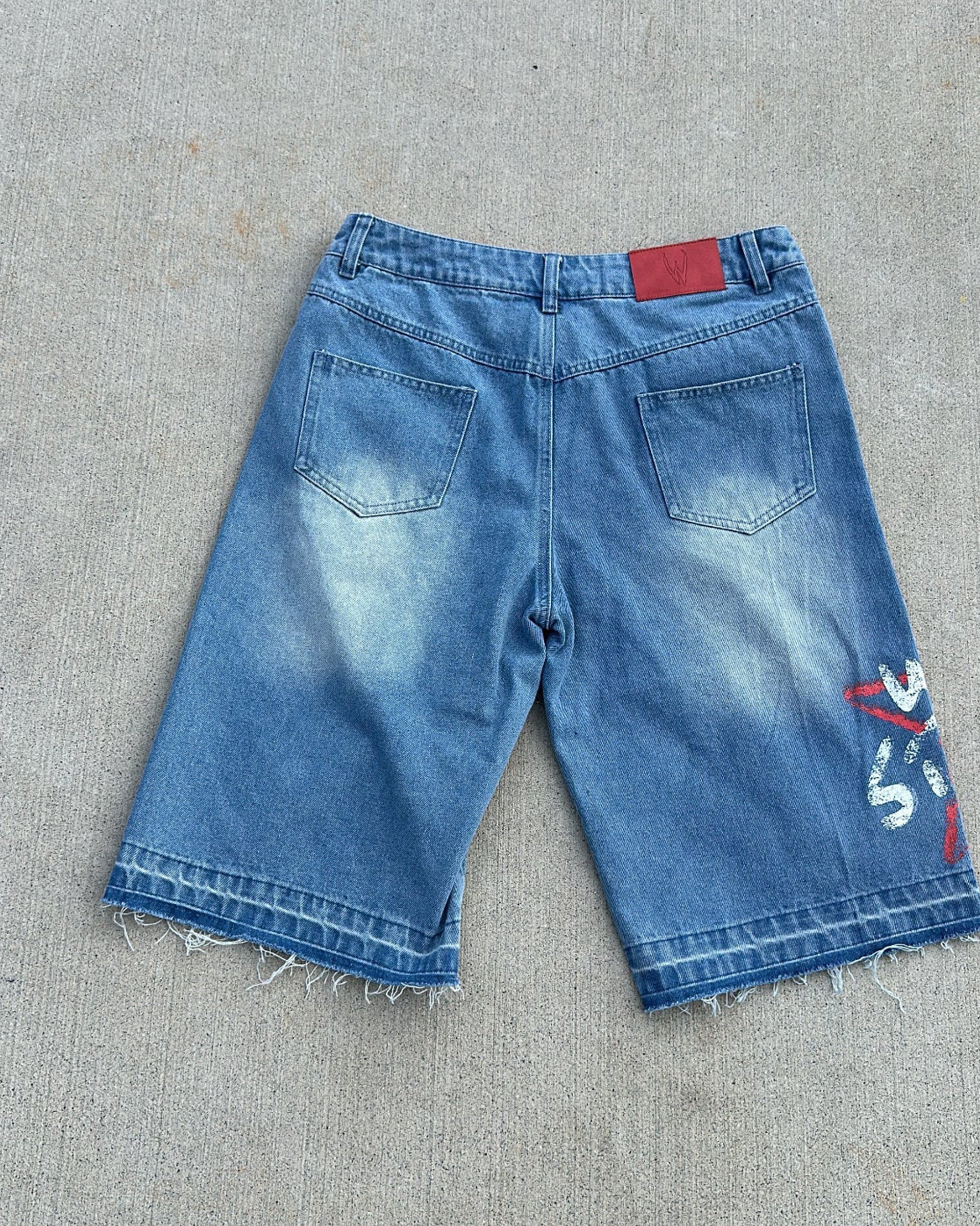 WICK STUDIOS JORTS (BLUE) - Image 4