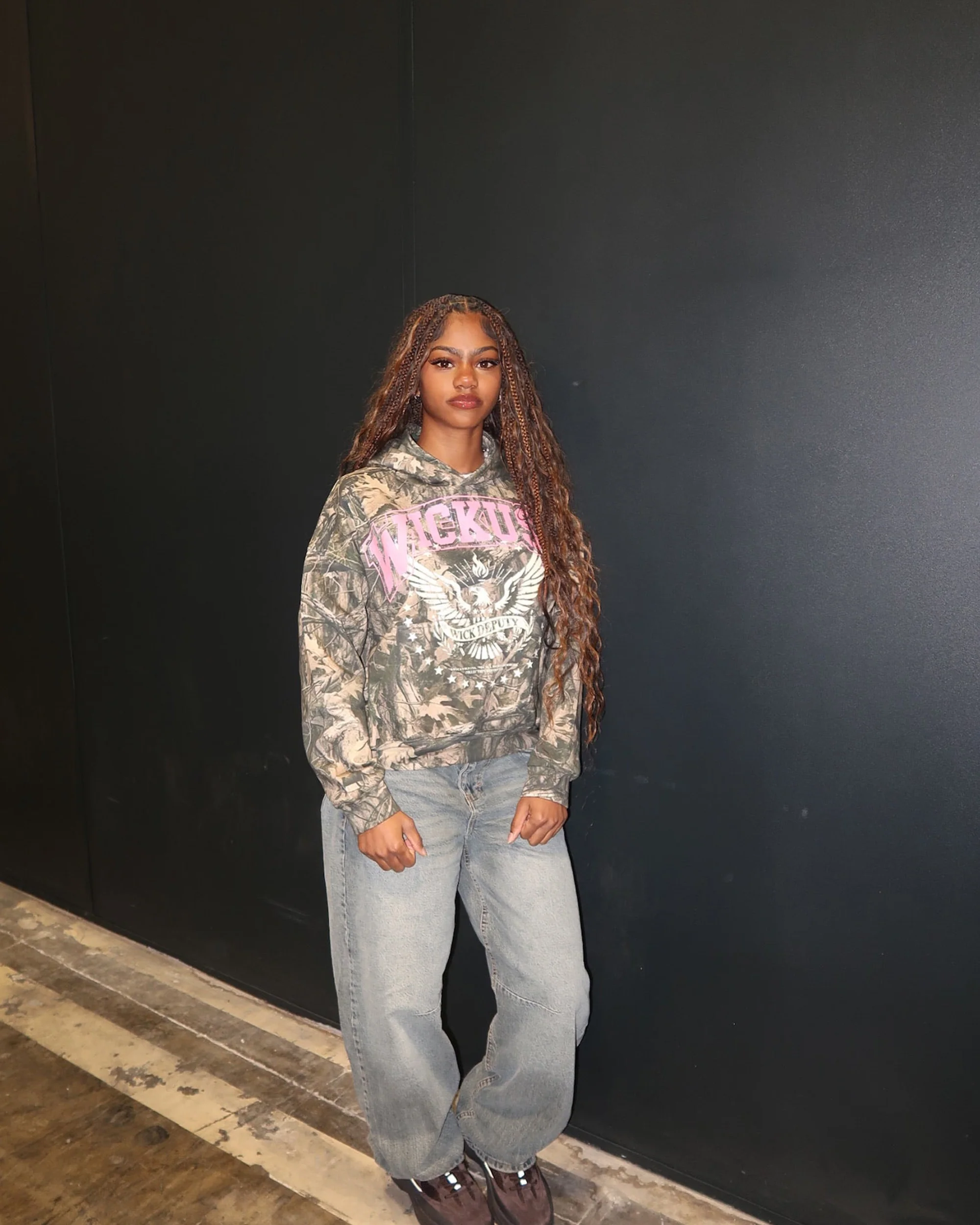 WICK USA HOODIE (CAMO) - Image 2