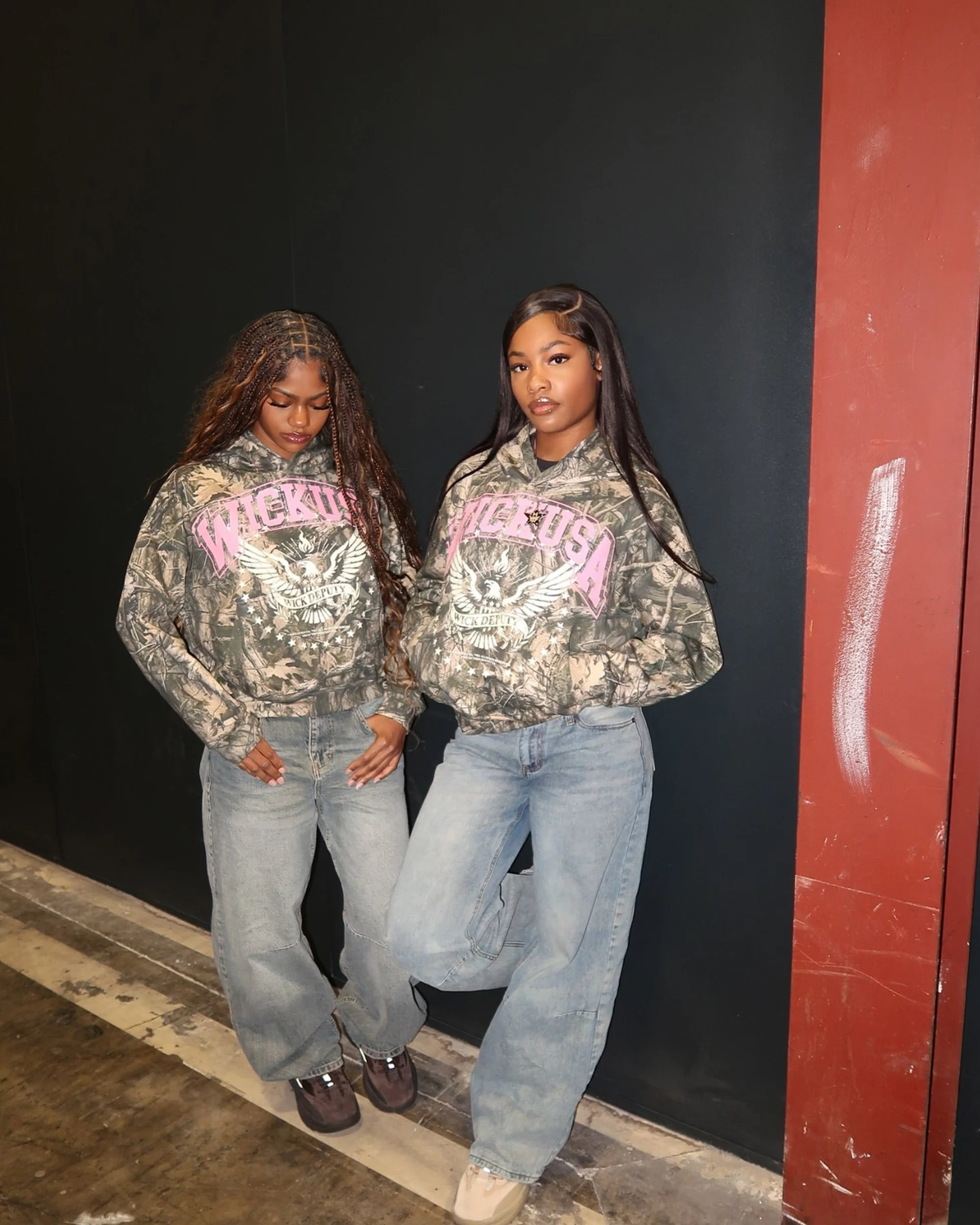 WICK USA HOODIE (CAMO) - Image 5