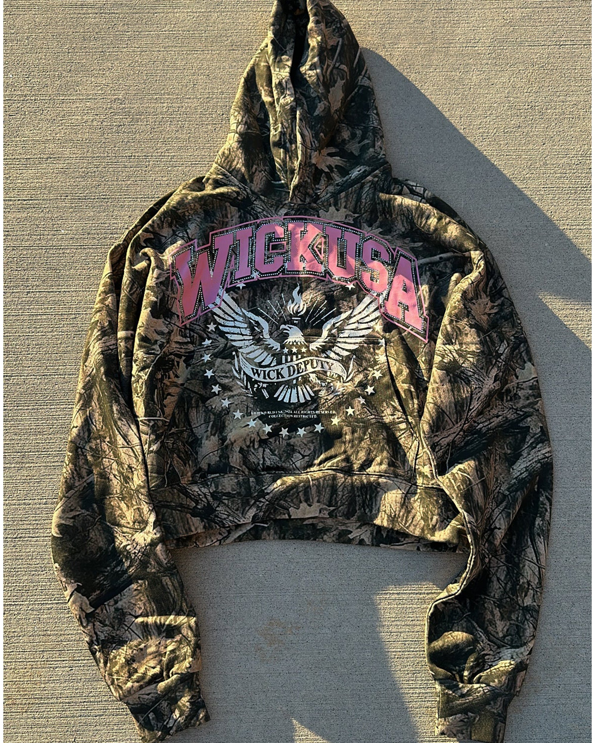 WICK USA HOODIE (CAMO) - Image 7