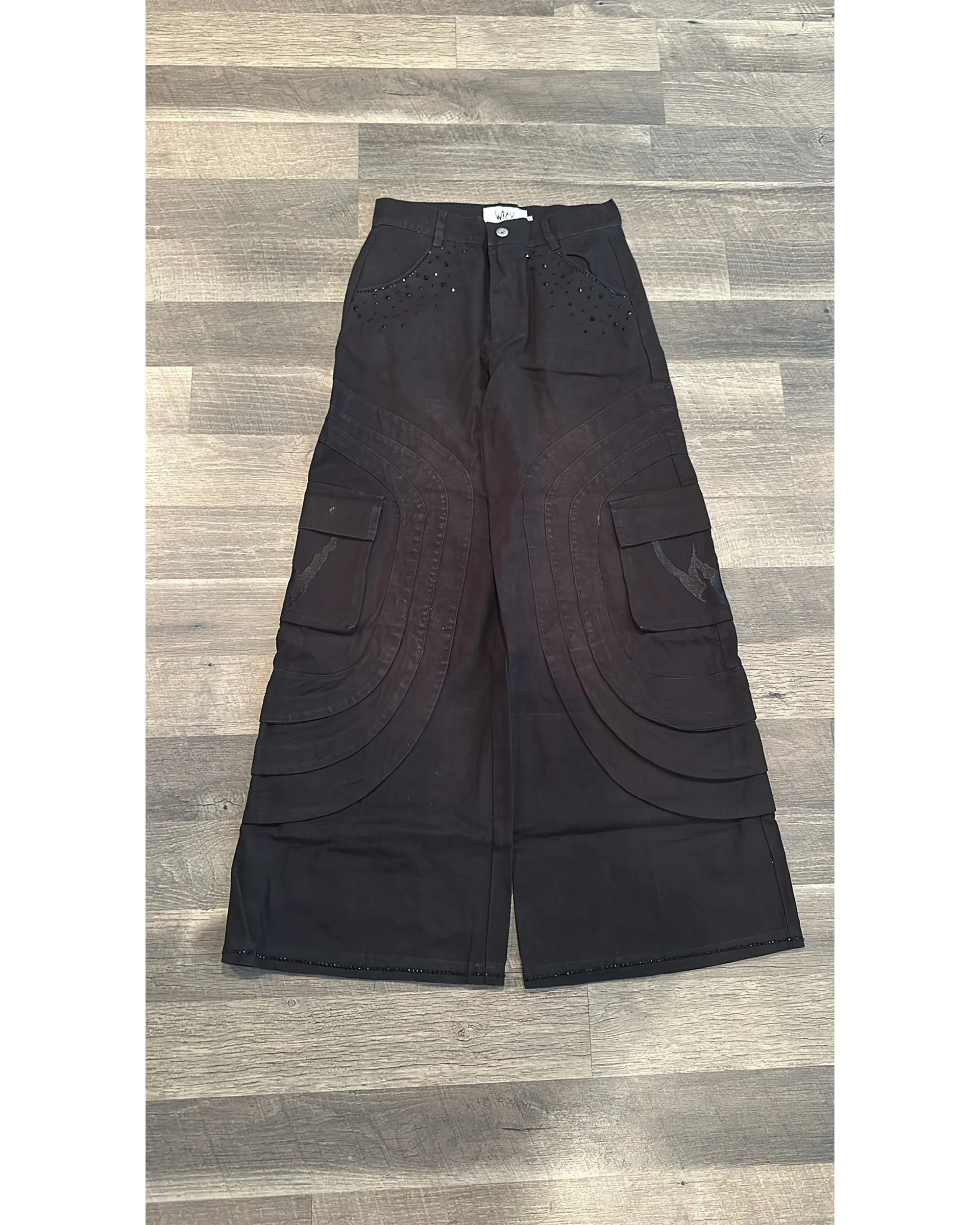 WICK UTILITY CARGOS (BLACK) - Image 4