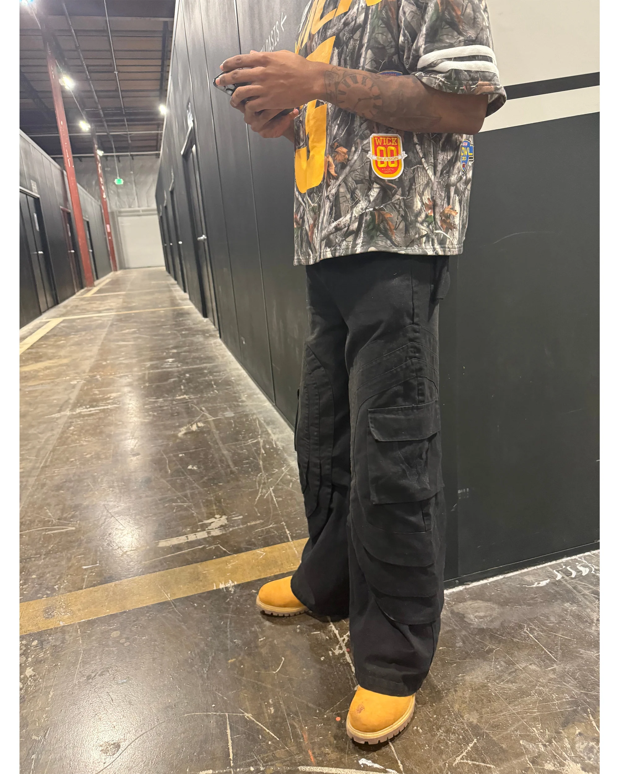 WICK UTILITY CARGOS (BLACK) - Image 6