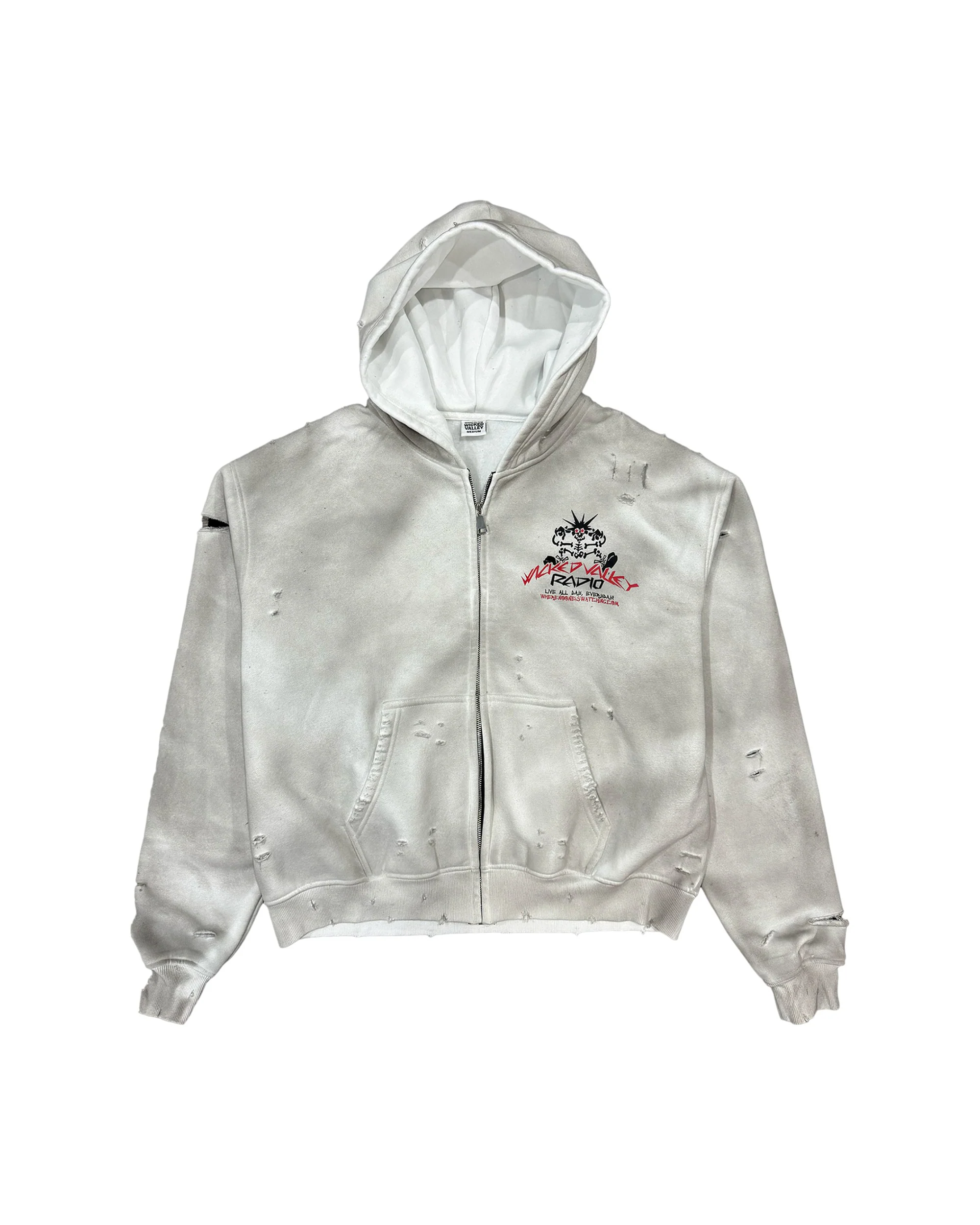 WICKED RADIO HOODIE (WHITE)