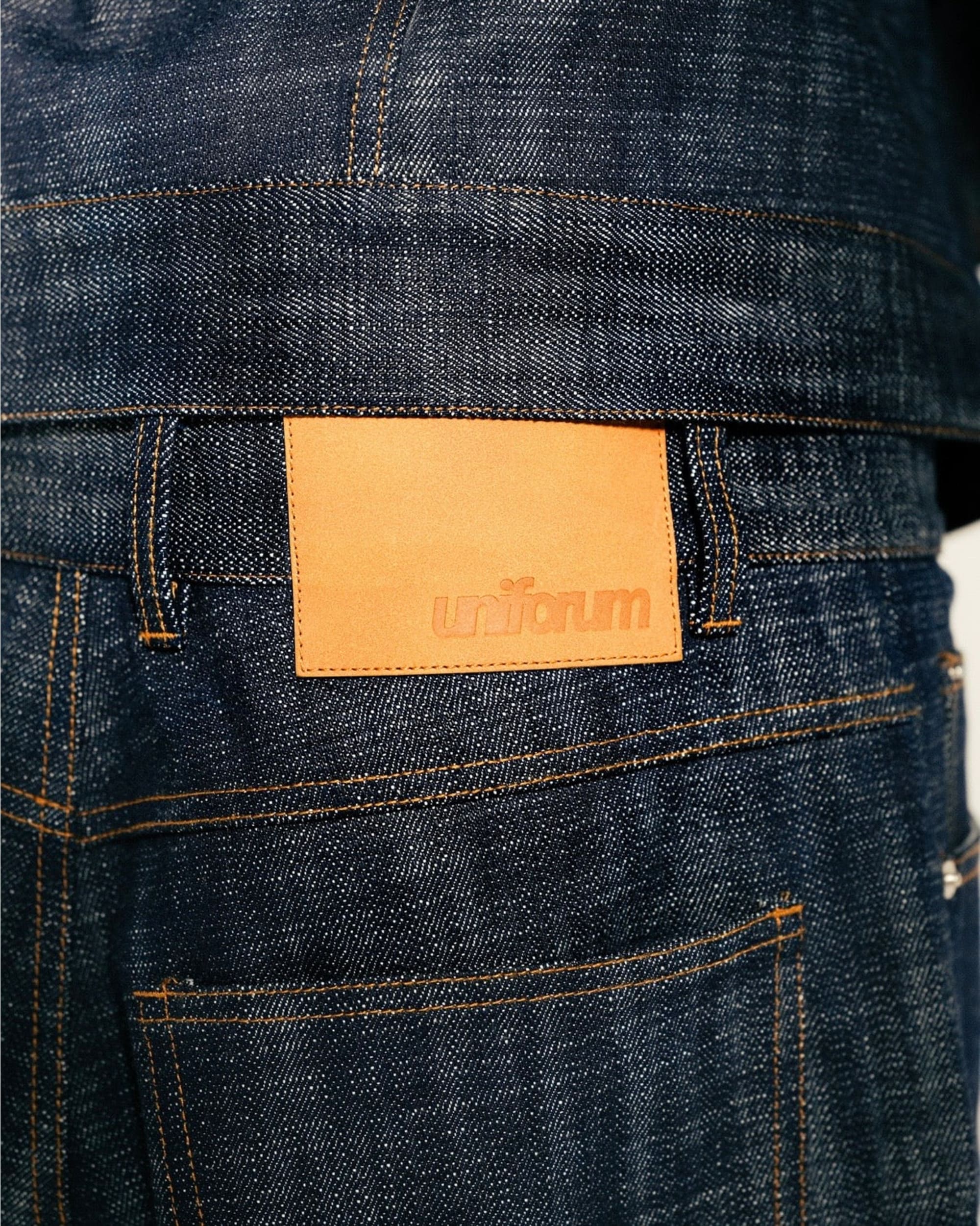 Wide Leg Denim - Slub Indigo Raw Selvedge - Image 5