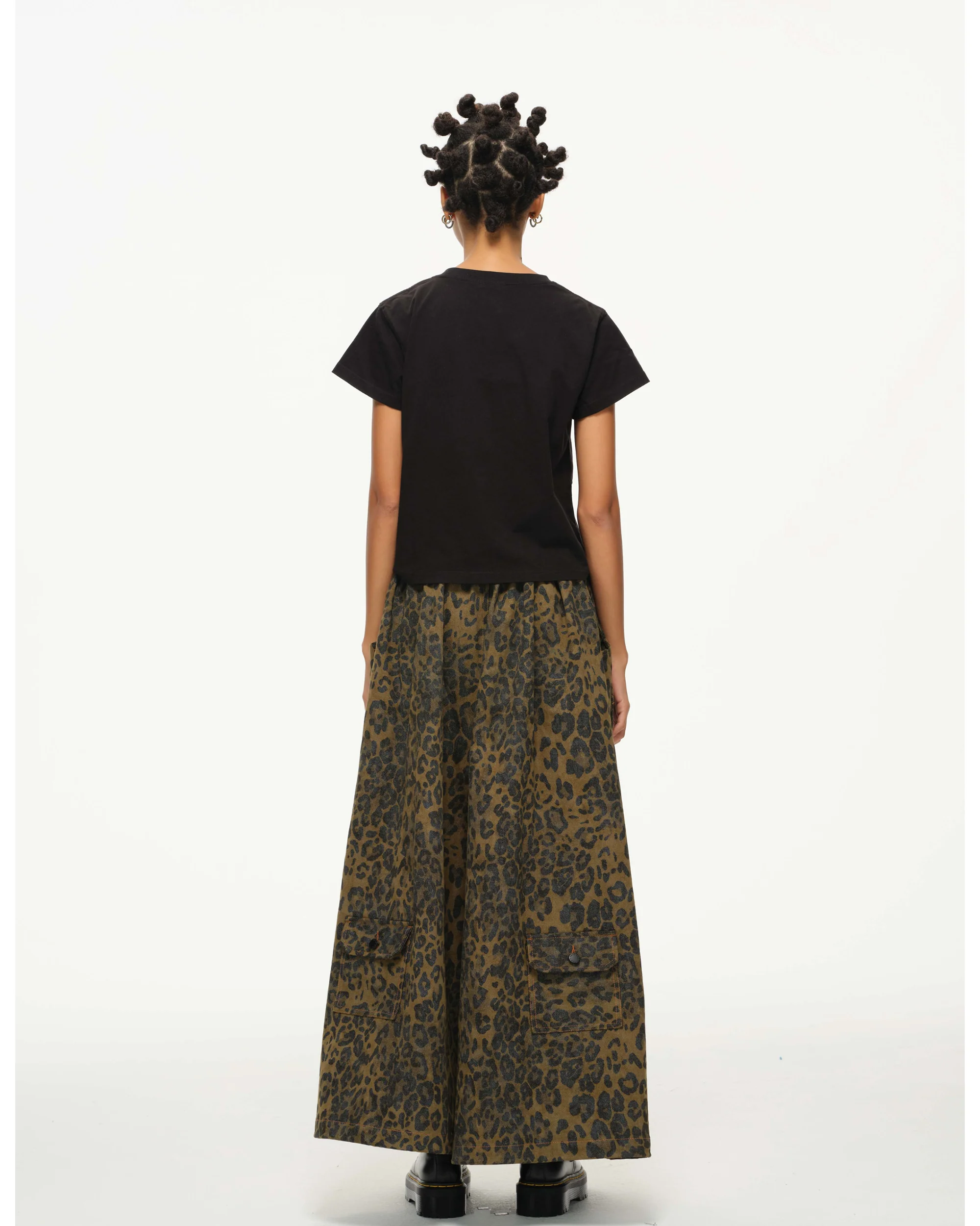 Wide Leg Yemi Pants – Leopard - Image 4