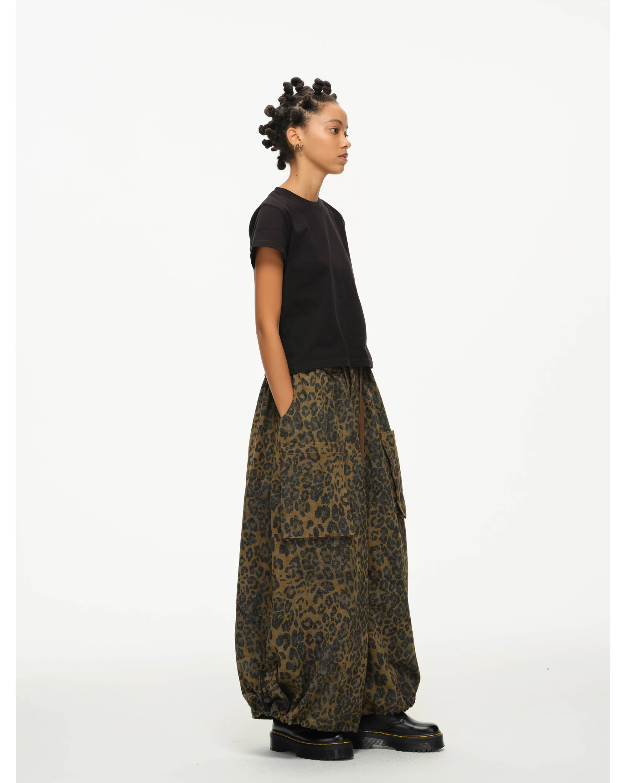 Wide Leg Yemi Pants – Leopard - Image 5
