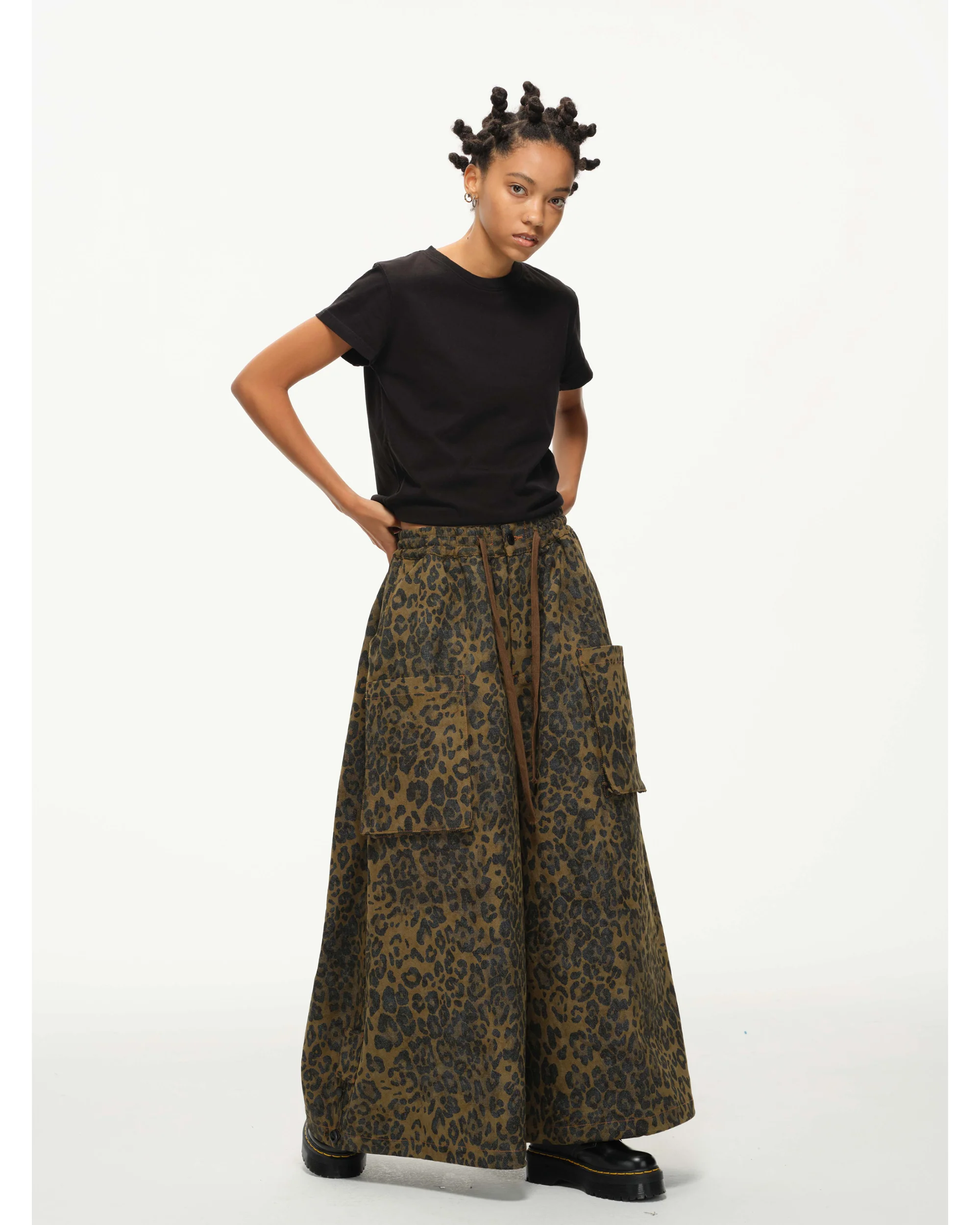 Wide Leg Yemi Pants – Leopard - Image 6