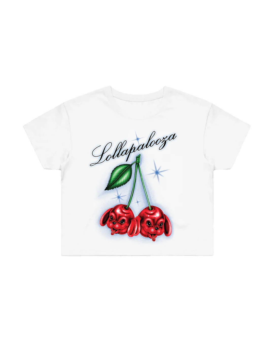Women's Cherry Dog Crop Tee (Online Exclusive)