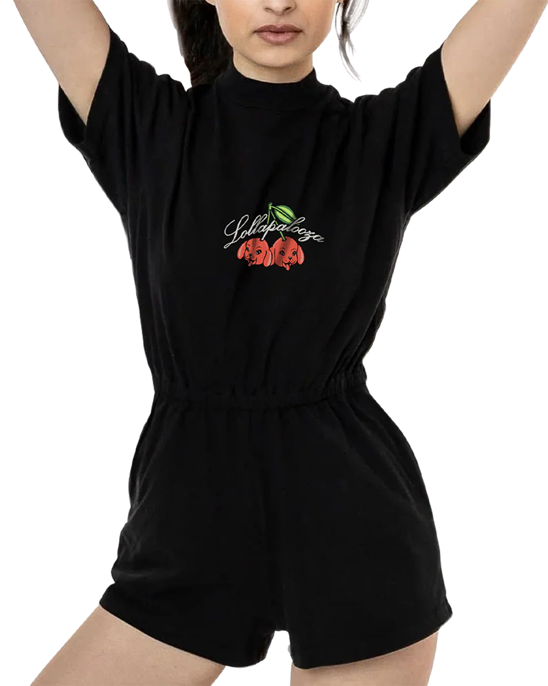 Women's Cherry Dog Romper (Online Exclusive)