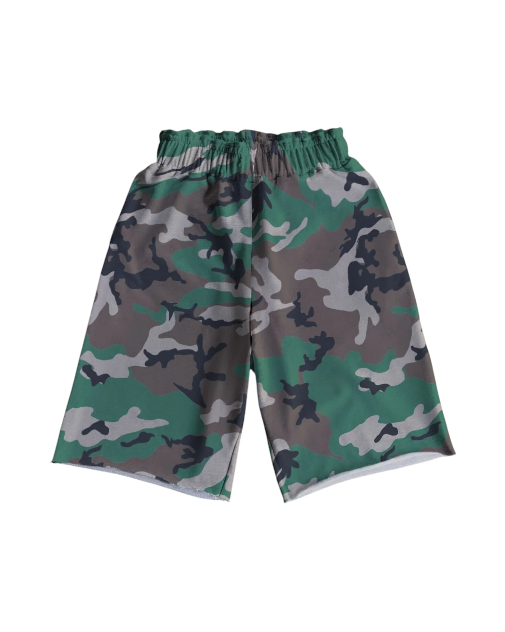 Woodland Camo Baggy Sweatshorts