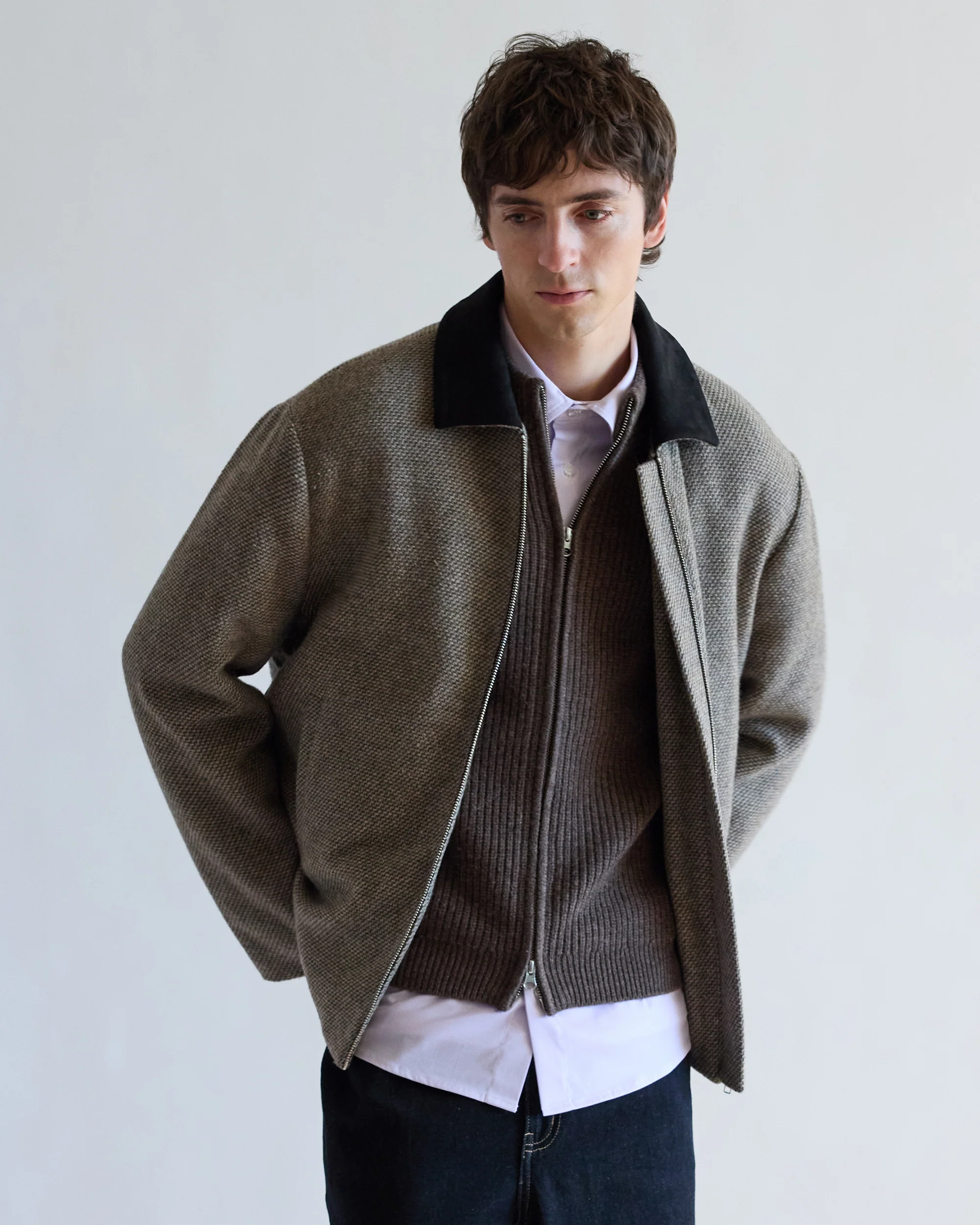 Wool Combo Coat - Image 7