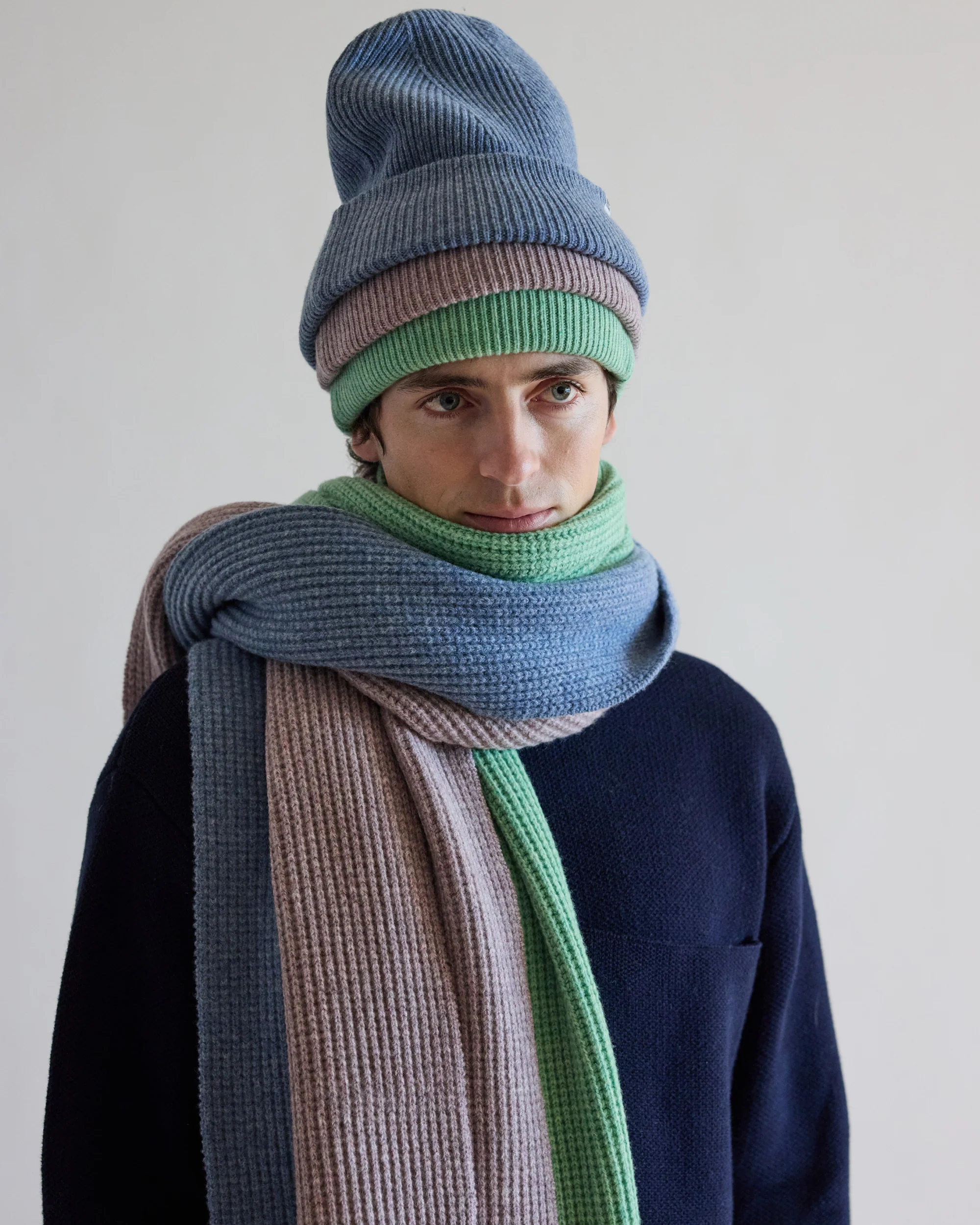 Wool Scarf (Mauve) - Image 2