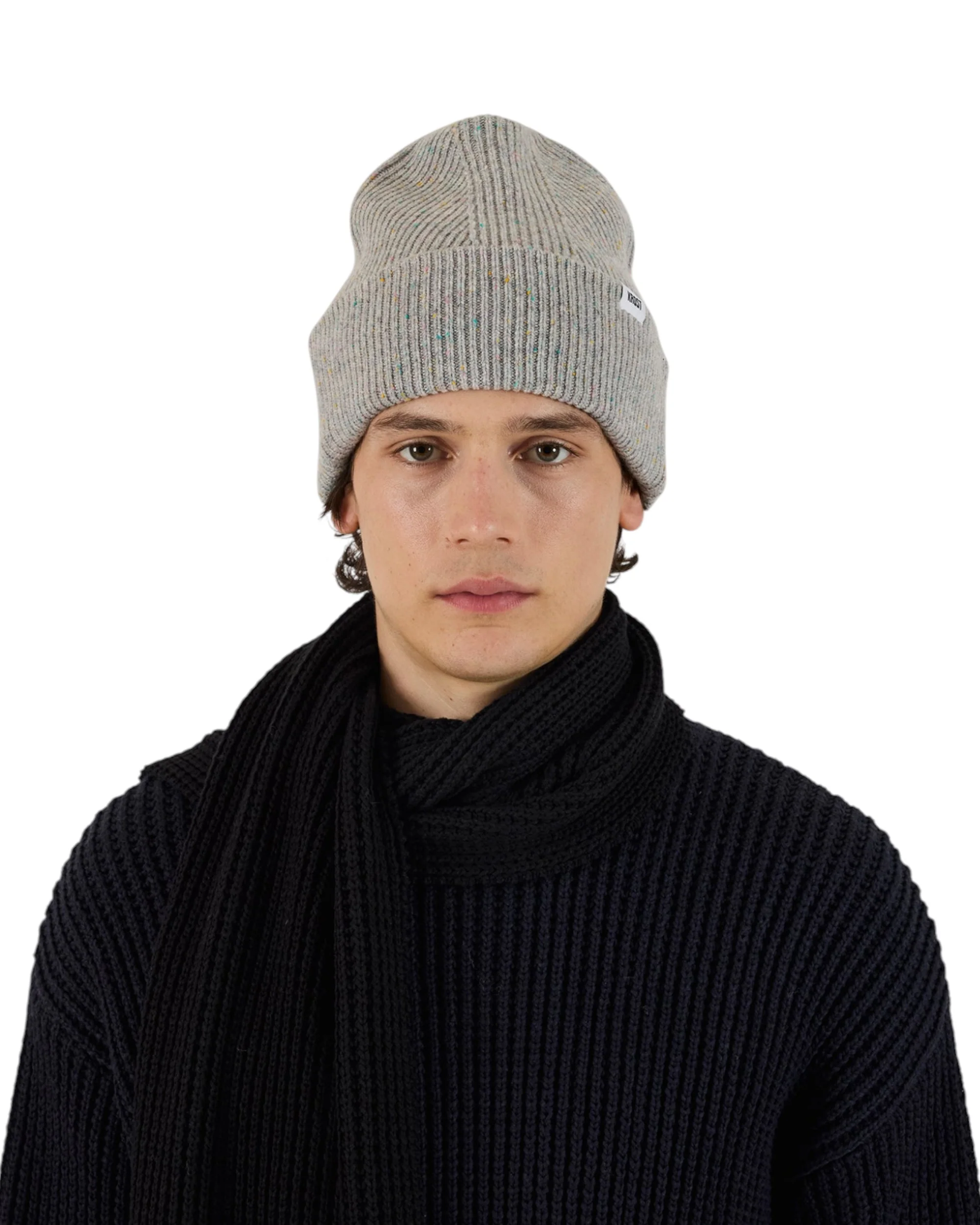 Wool Speckle Beanie (Nimbus Cloud) - Image 2
