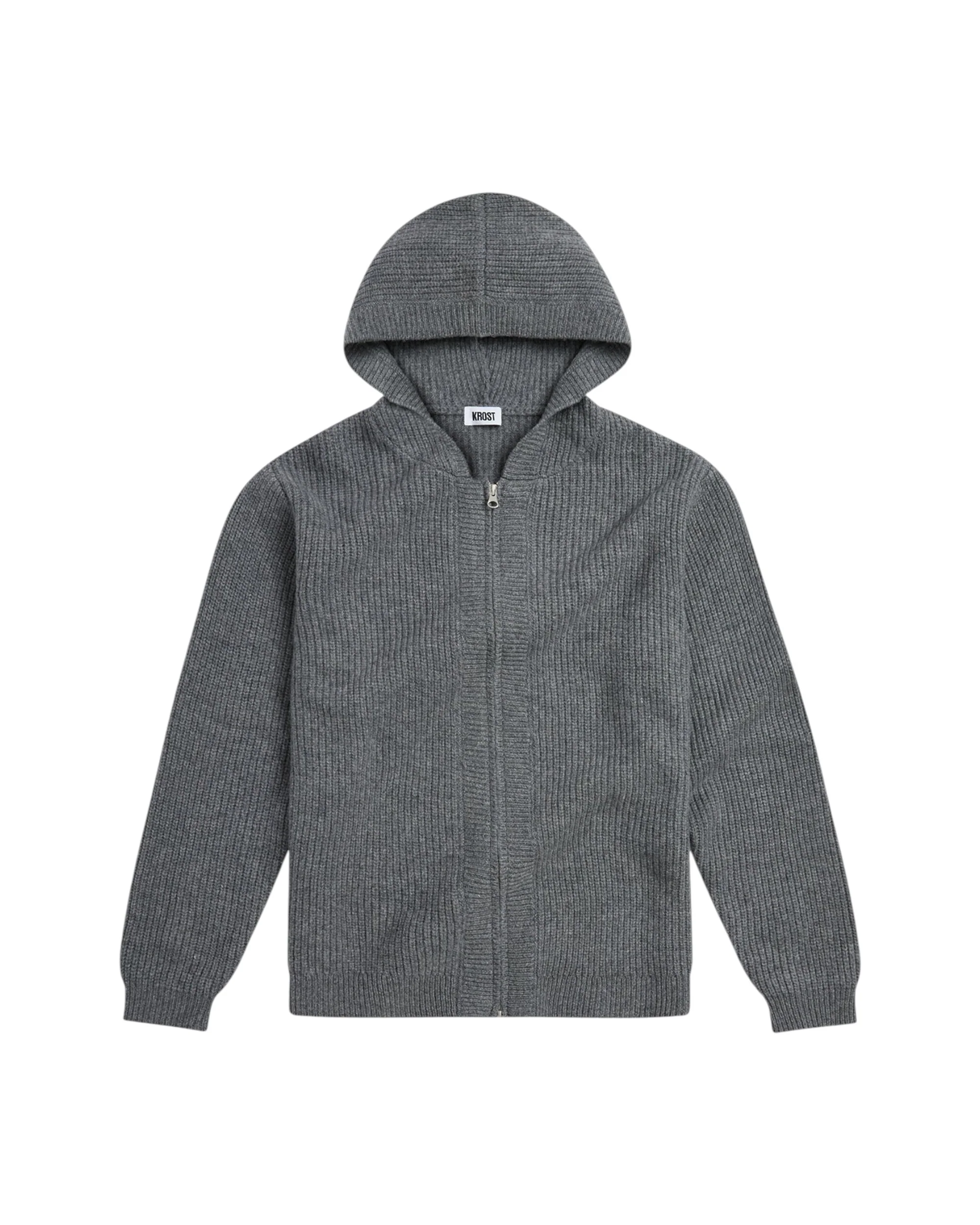 Wool Zip Hoodie